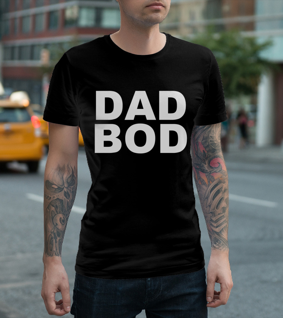 Dad Bod Beer Belly Funny Men's Christmas Present Friend T-Shirt