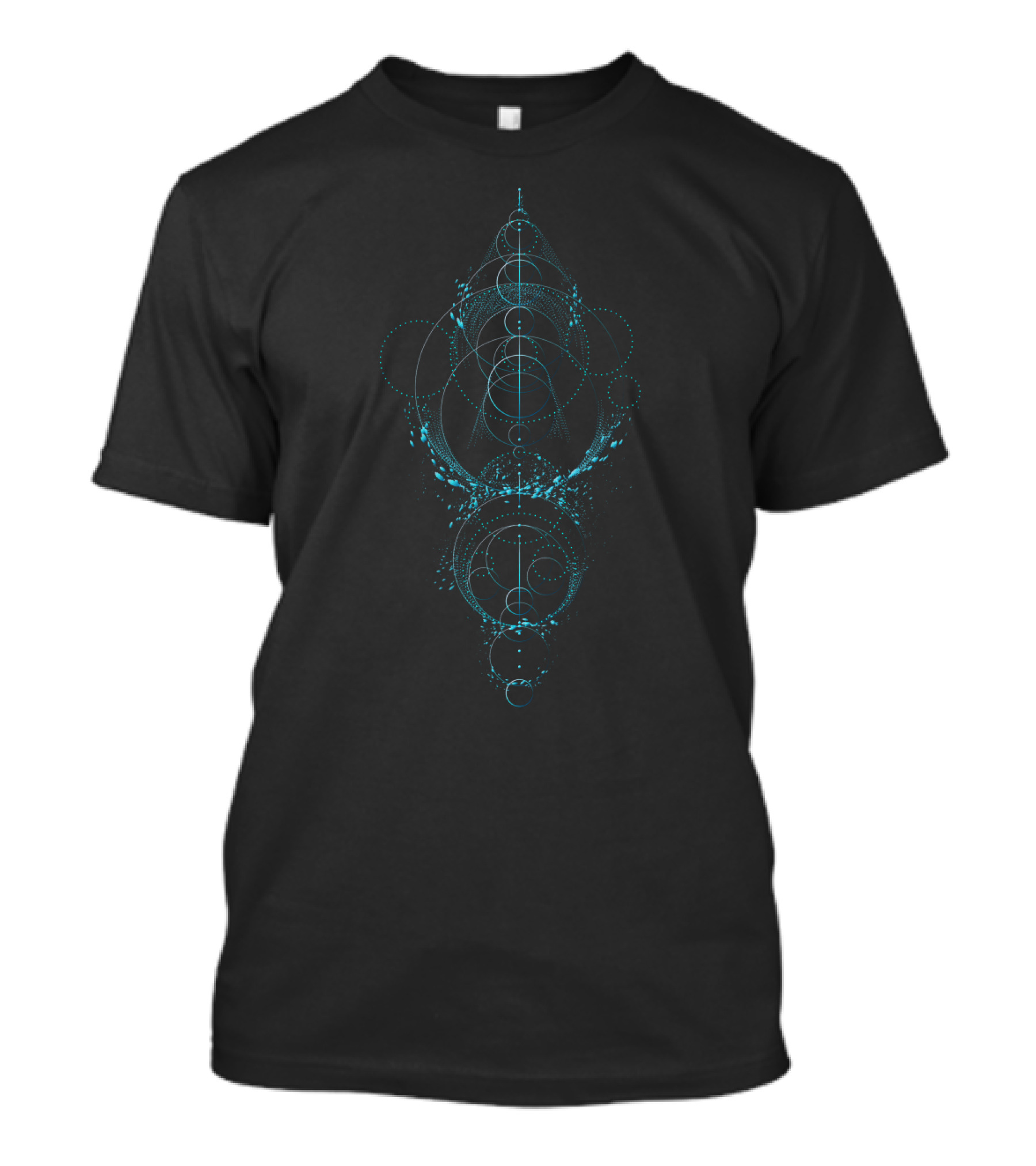 Sacred Geometry Moon Phases Celestial T-Shirt