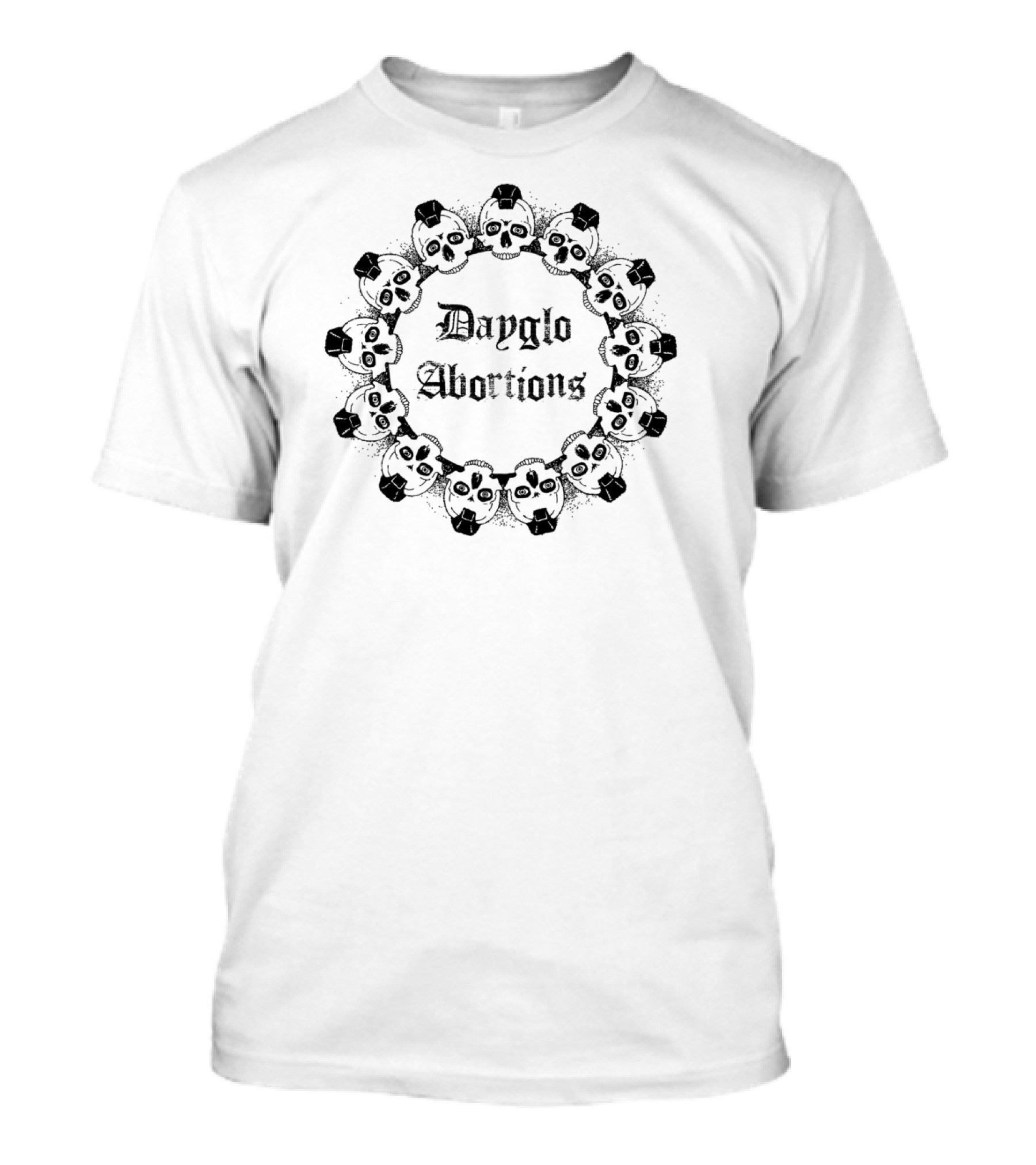Dayglo Abortions Circle Of Skulls T-Shirt