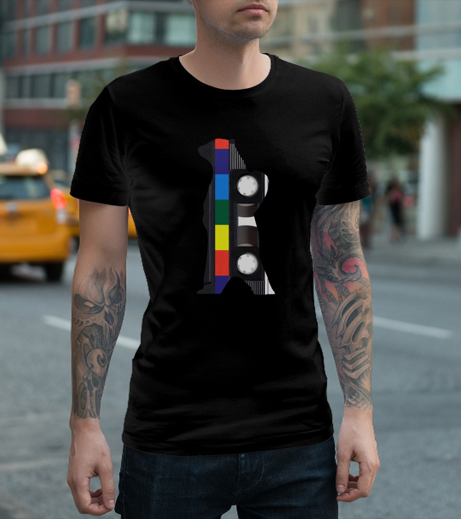 Mixtapes Single Artwork Colorful Cassette Tape T-Shirt