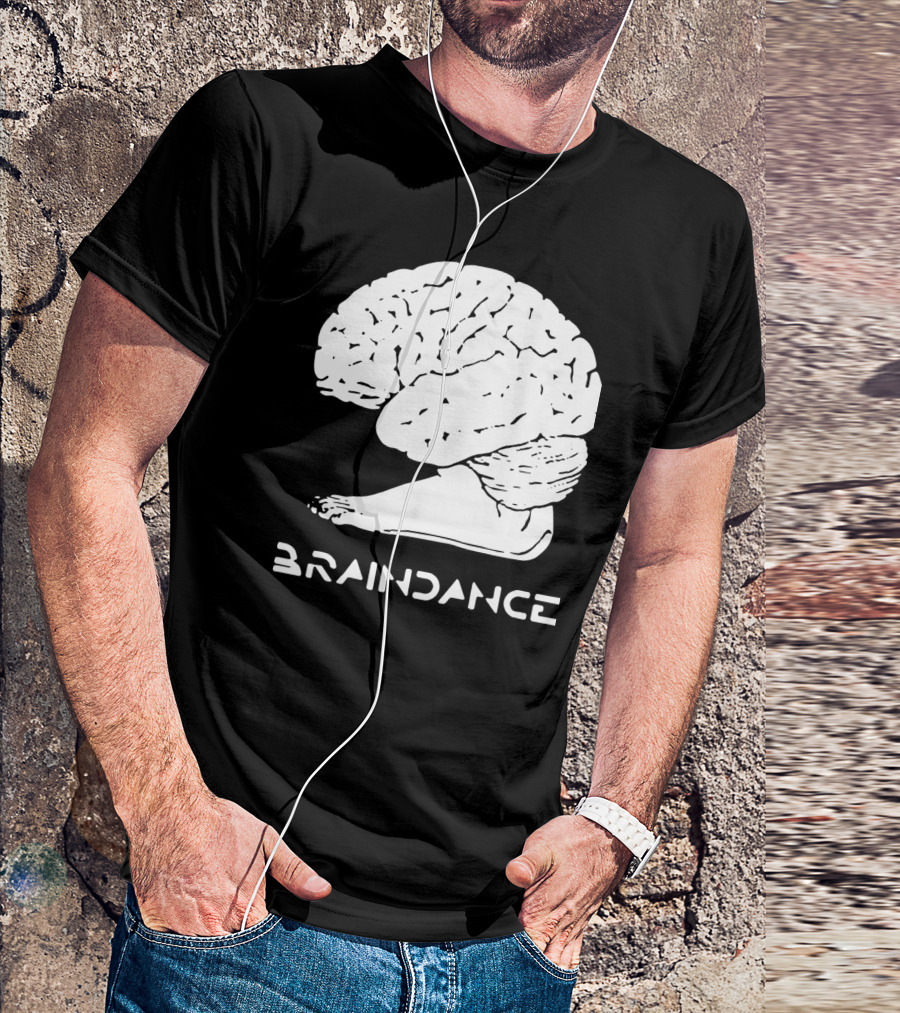 Braindance Foot Brain Humour Fusion T-Shirt