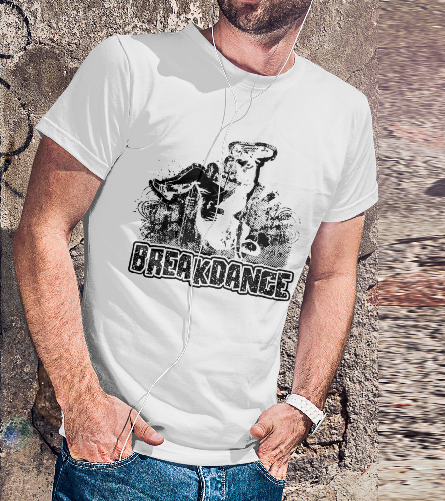 Breakdance Freestyle Humor Stunt Energetic Performer T-Shirt