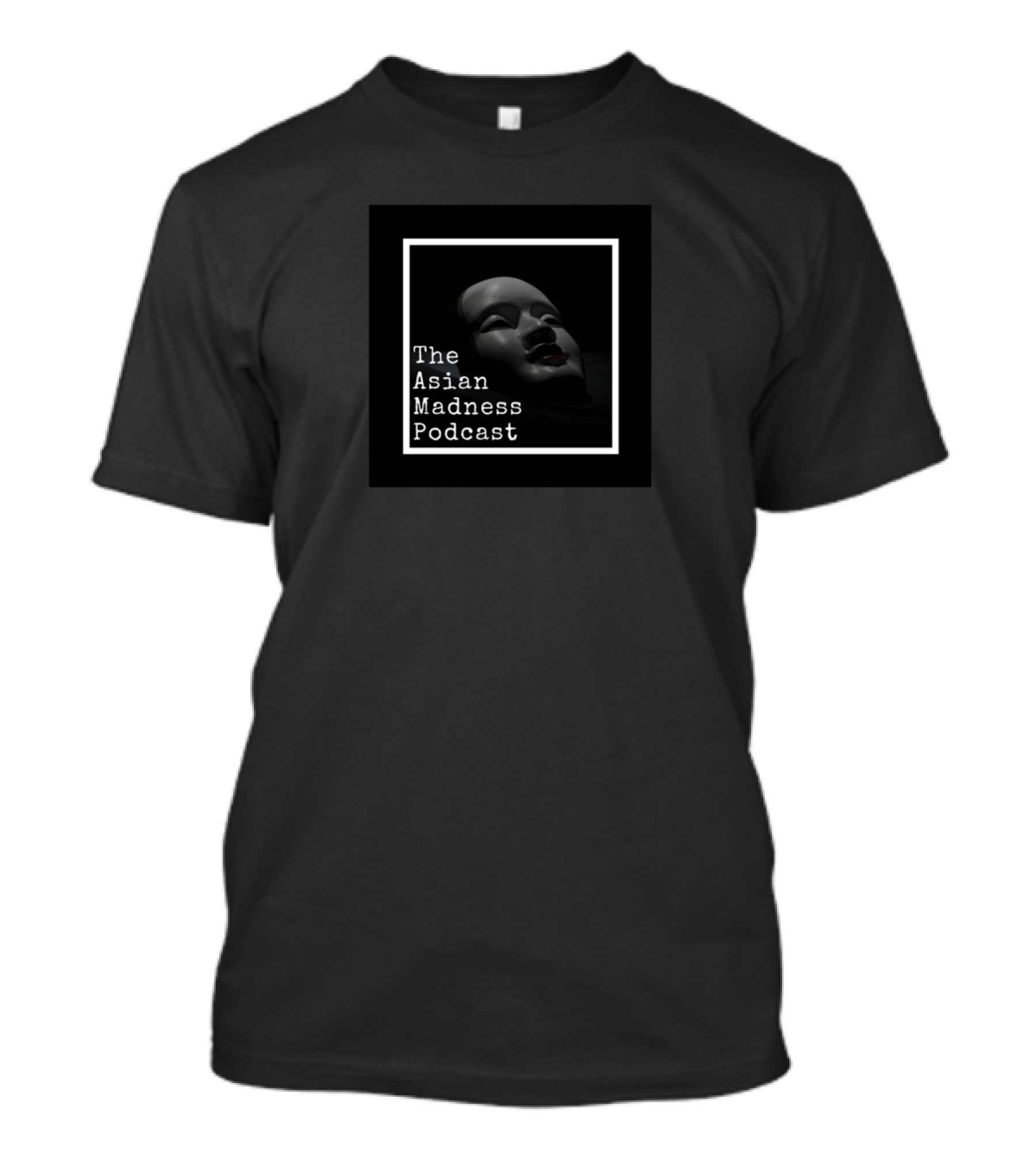The Asian Madness Podcast Dark Mask Icon Merchandise Collection T-Shirt