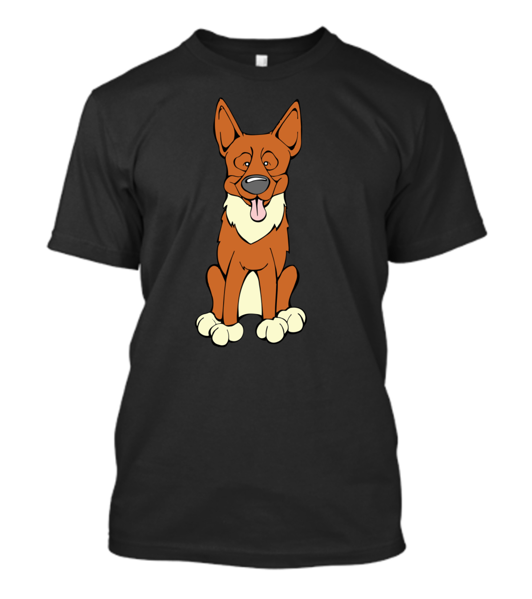 Finnish Spitz Cartoon Dog T-Shirt
