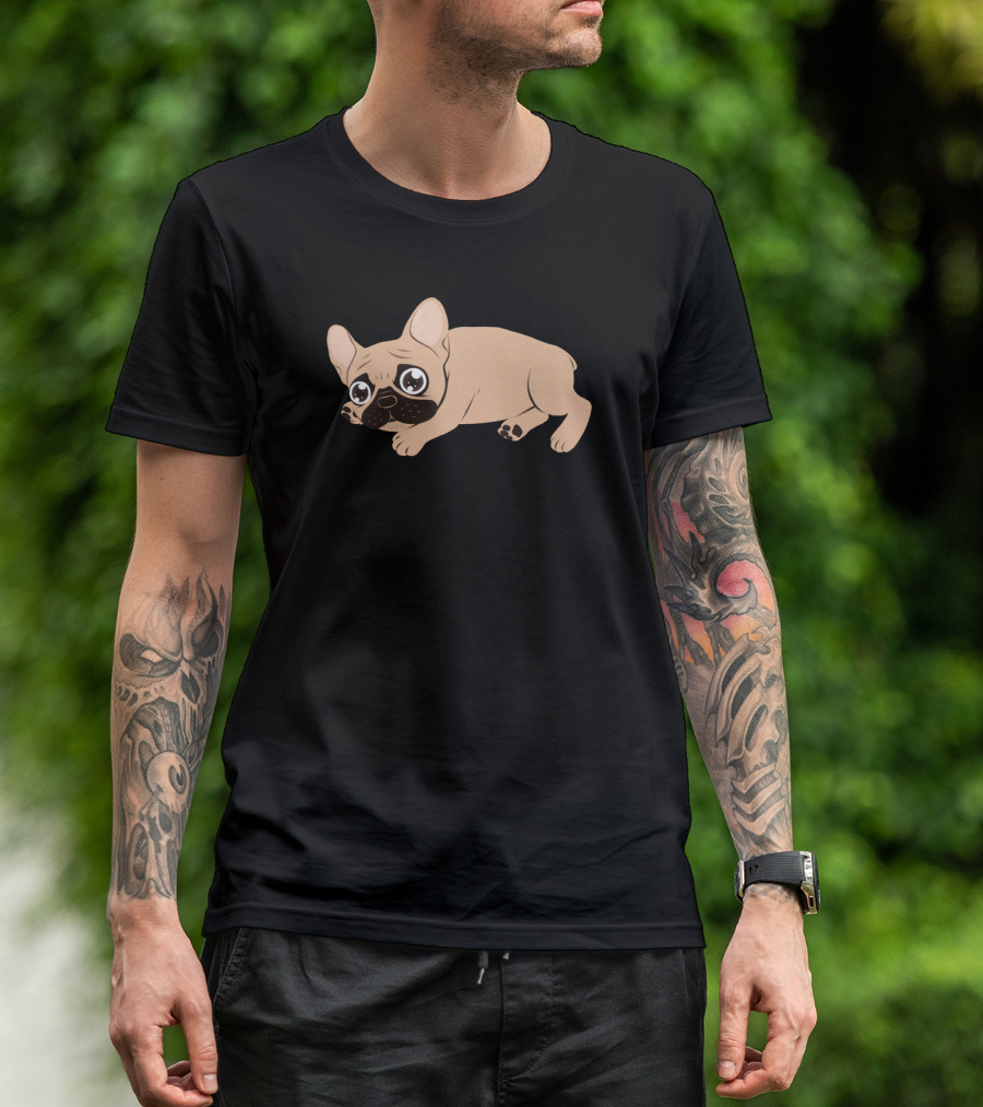 French Bulldog With Black Mask Needs Your Love Puppy T-Shirt