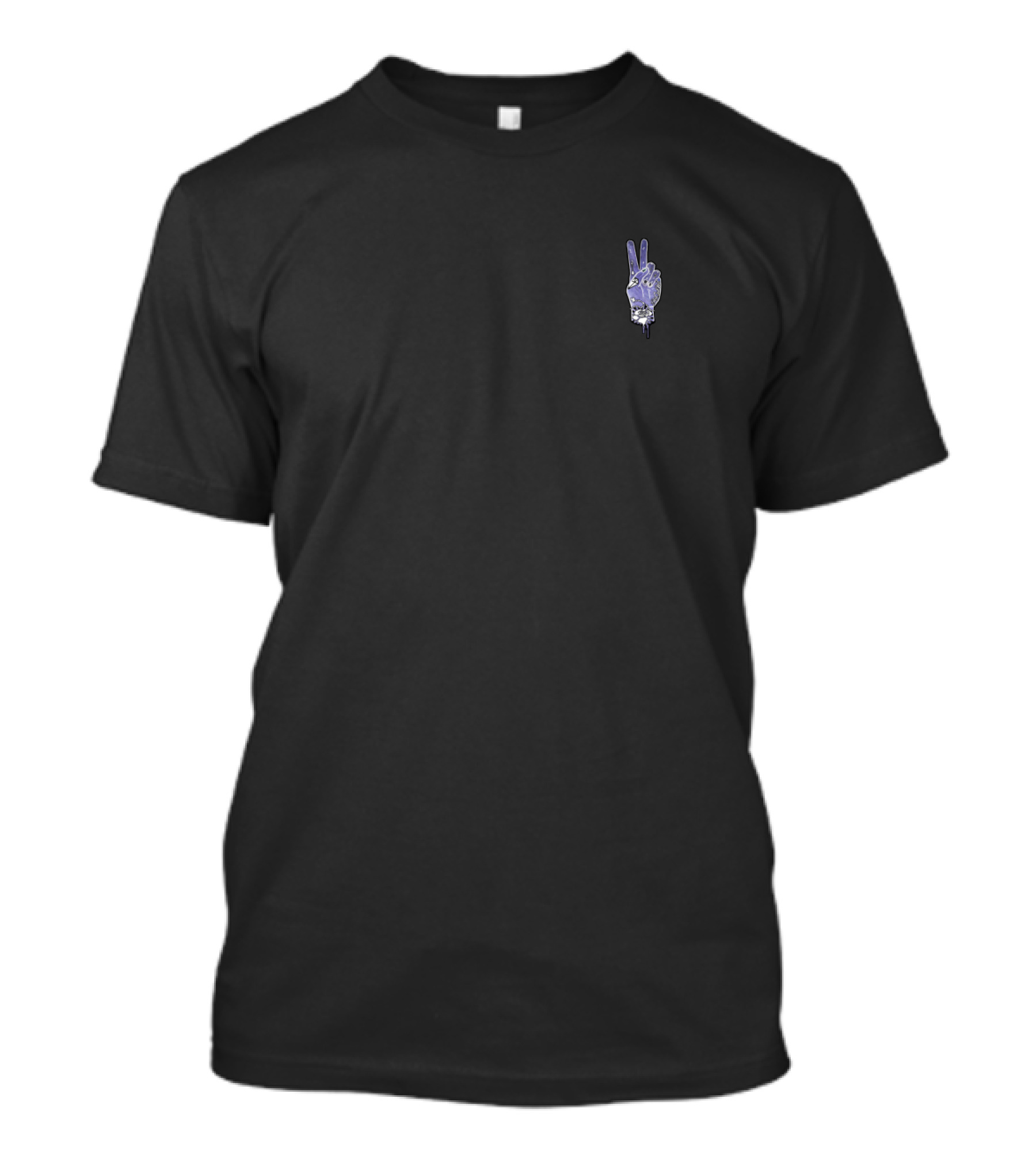 Peace And Love Brother Galaxy Peace Sign Hand T-Shirt