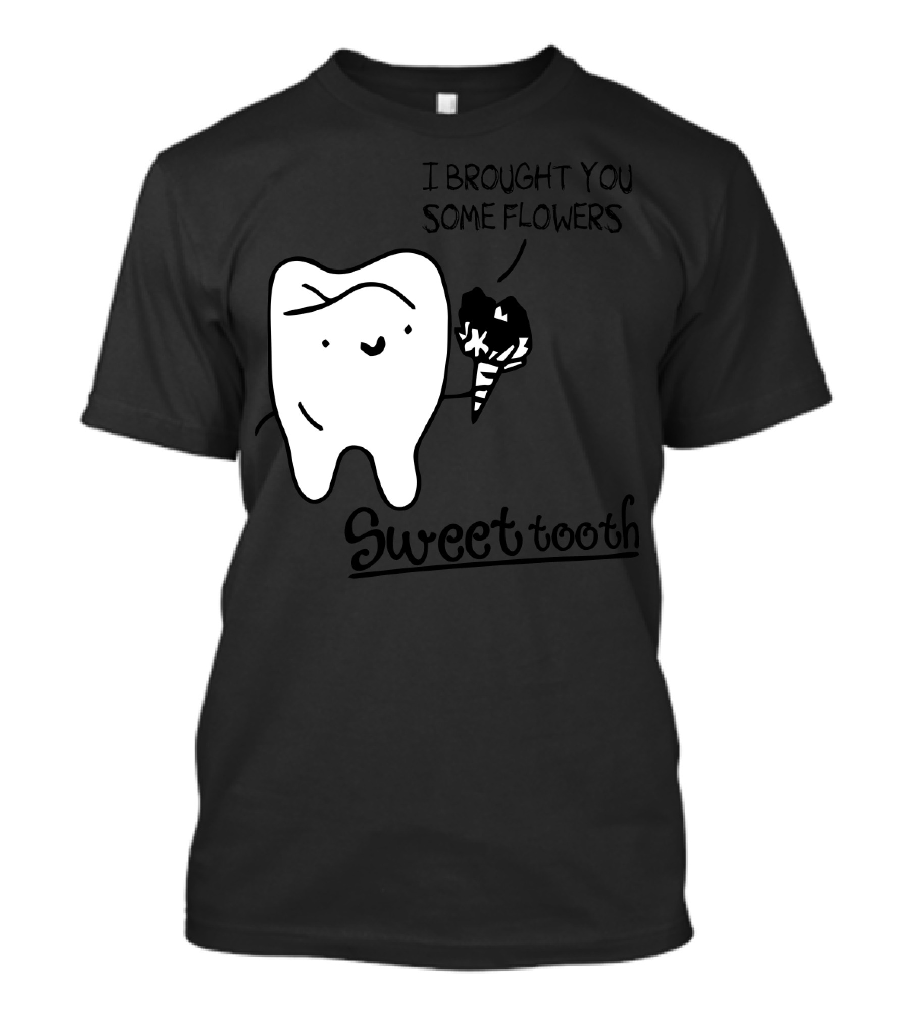 Sweet Tooth Holding Flowers I Brought You Some Flowers T-Shirt