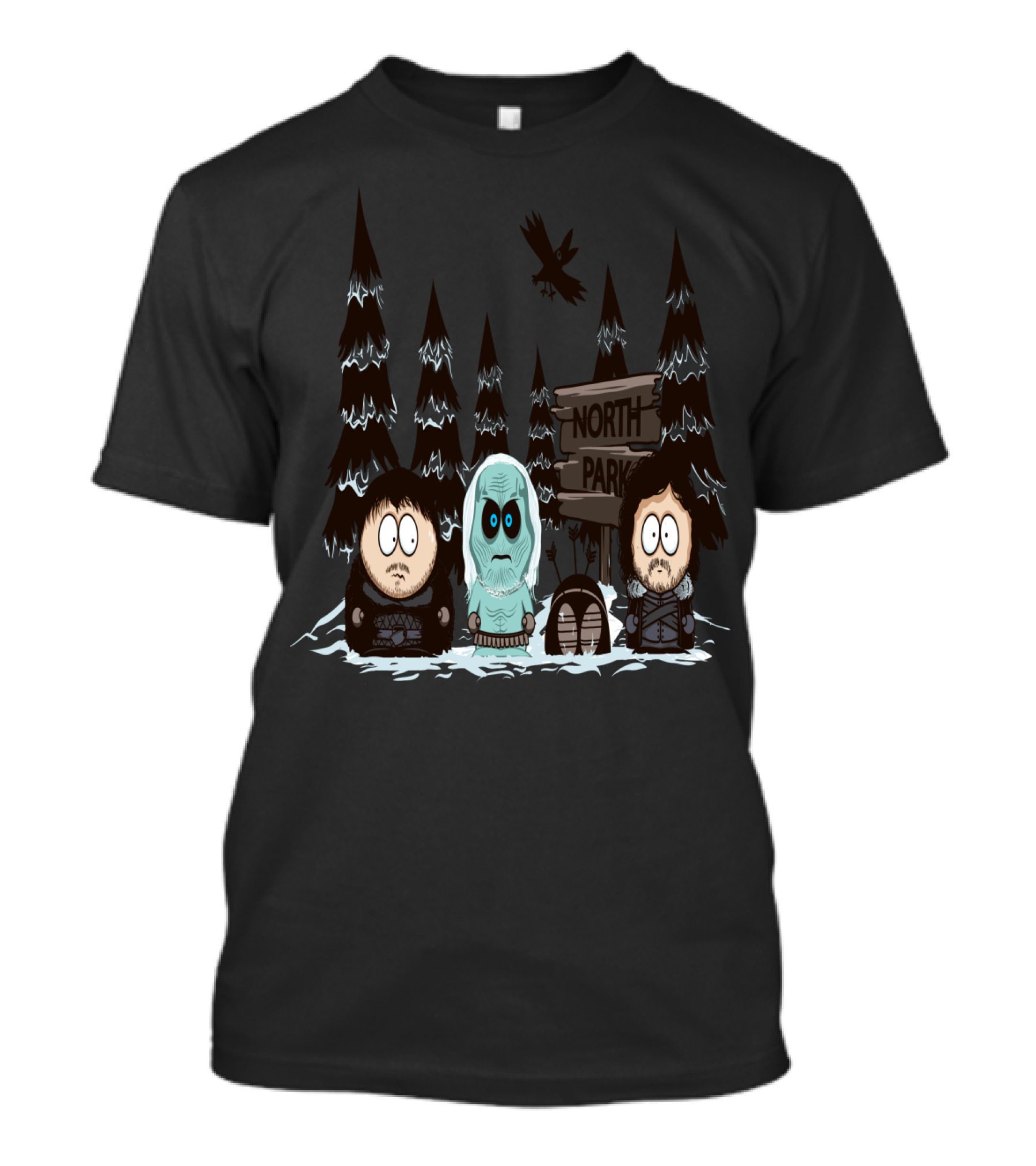 North Park South Park And Game Of Thrones Crossover With Winter Characters T-Shirt