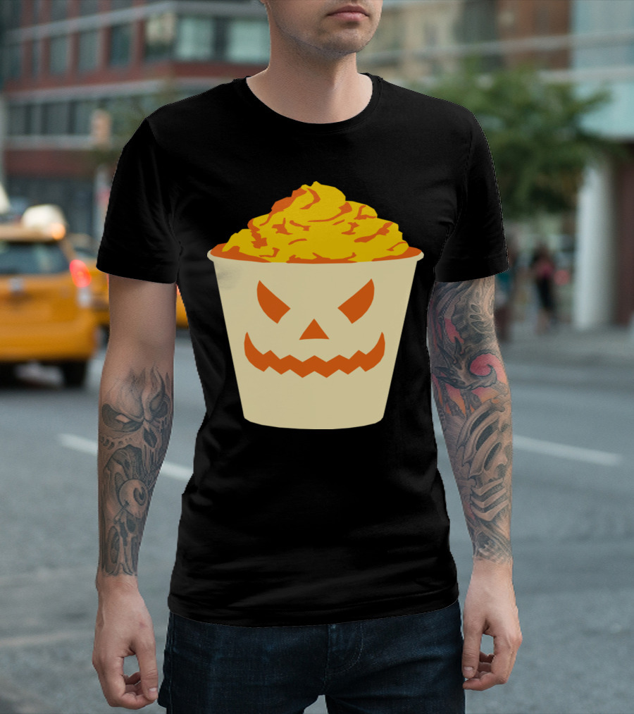 Pumpkin Spice Lattoween Jack-O'-Lantern Cup T-Shirt