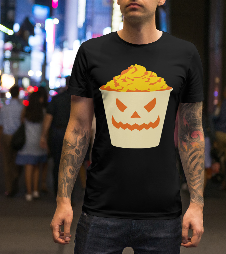 Pumpkin Spice Lattoween Jack-O'-Lantern Cup T-Shirt