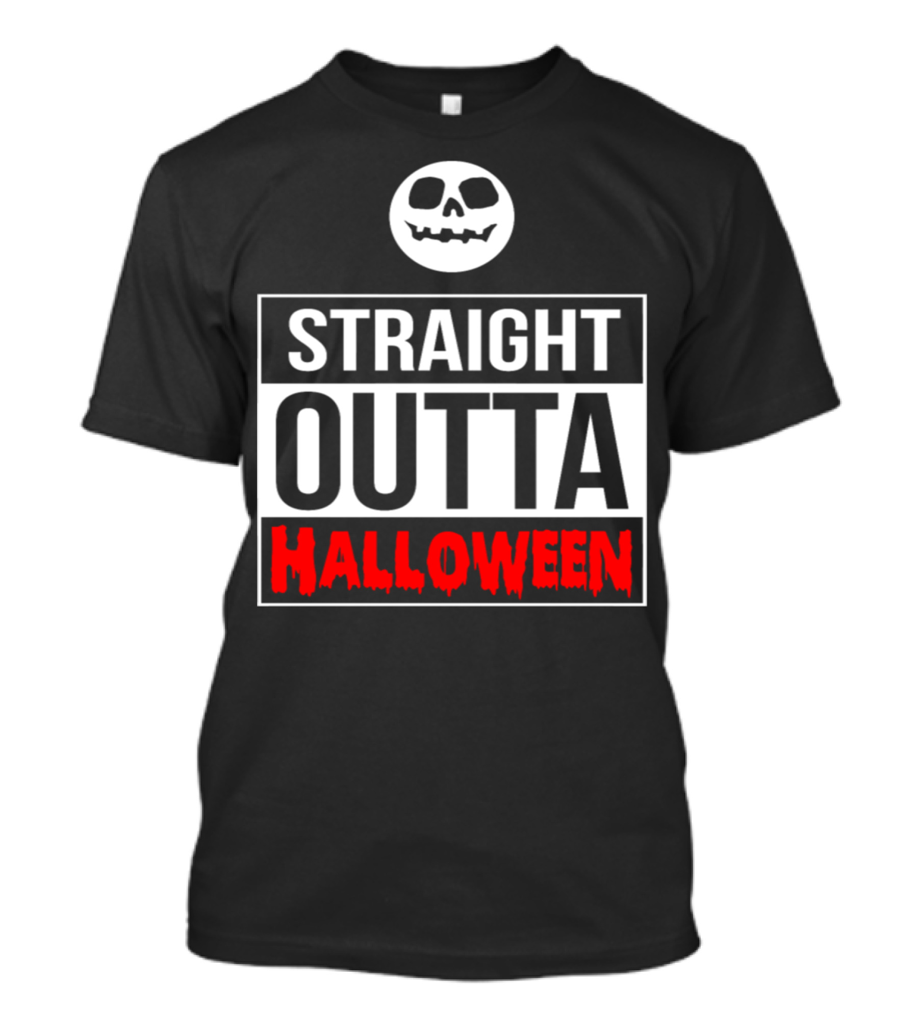 Straight Outta Halloween Skull T-Shirt