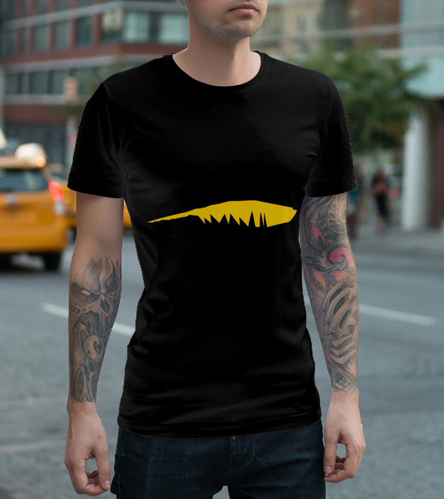 Skeleton Hand with Yellow Feather T-Shirt