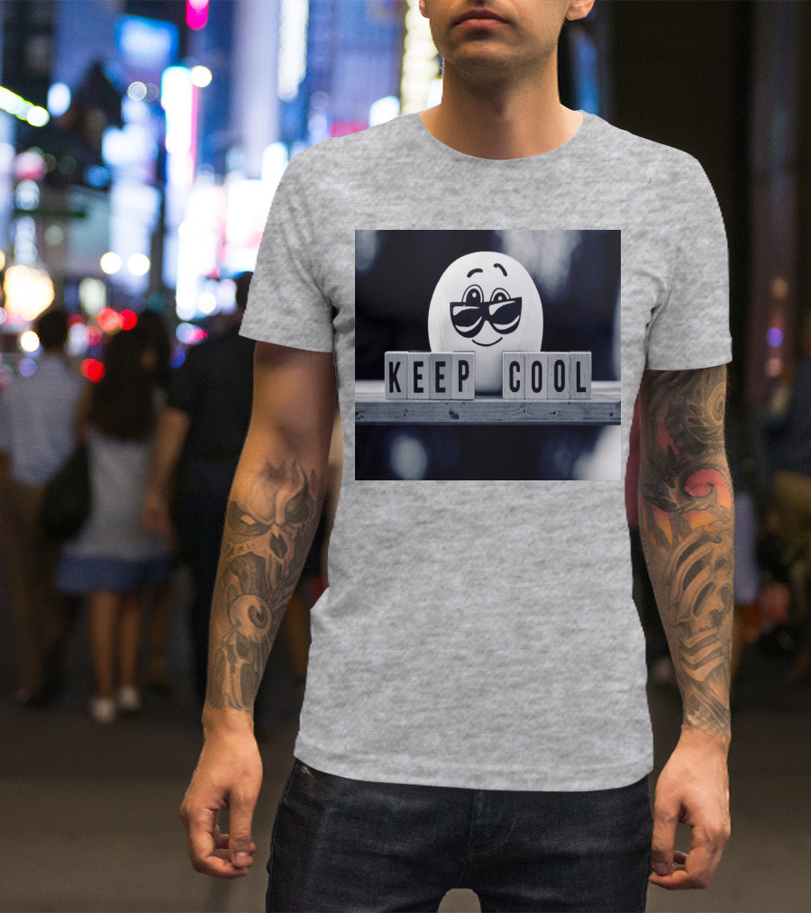 Keep Cool Emoji With Sunglasses T-Shirt