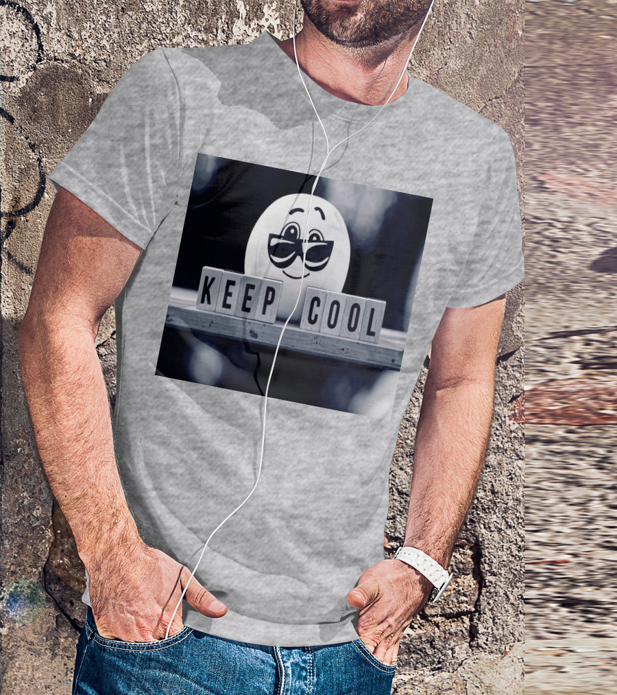 Keep Cool Emoji With Sunglasses T-Shirt