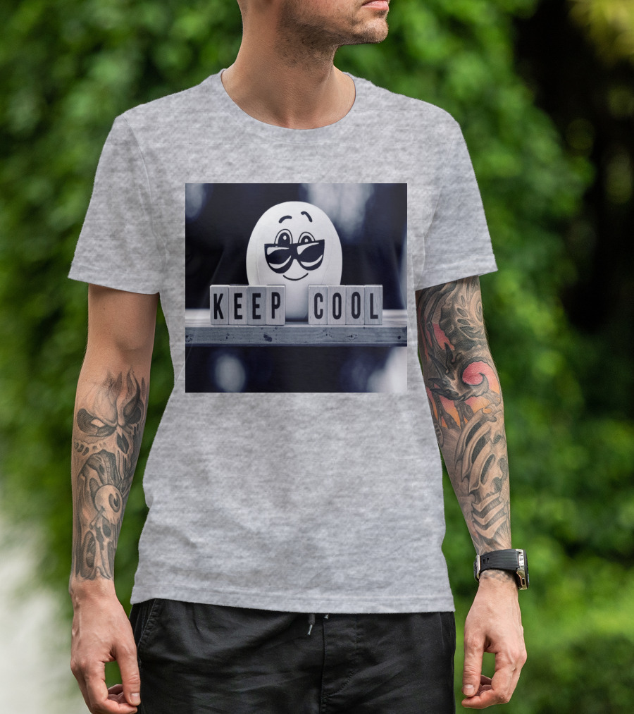 Keep Cool Emoji With Sunglasses T-Shirt