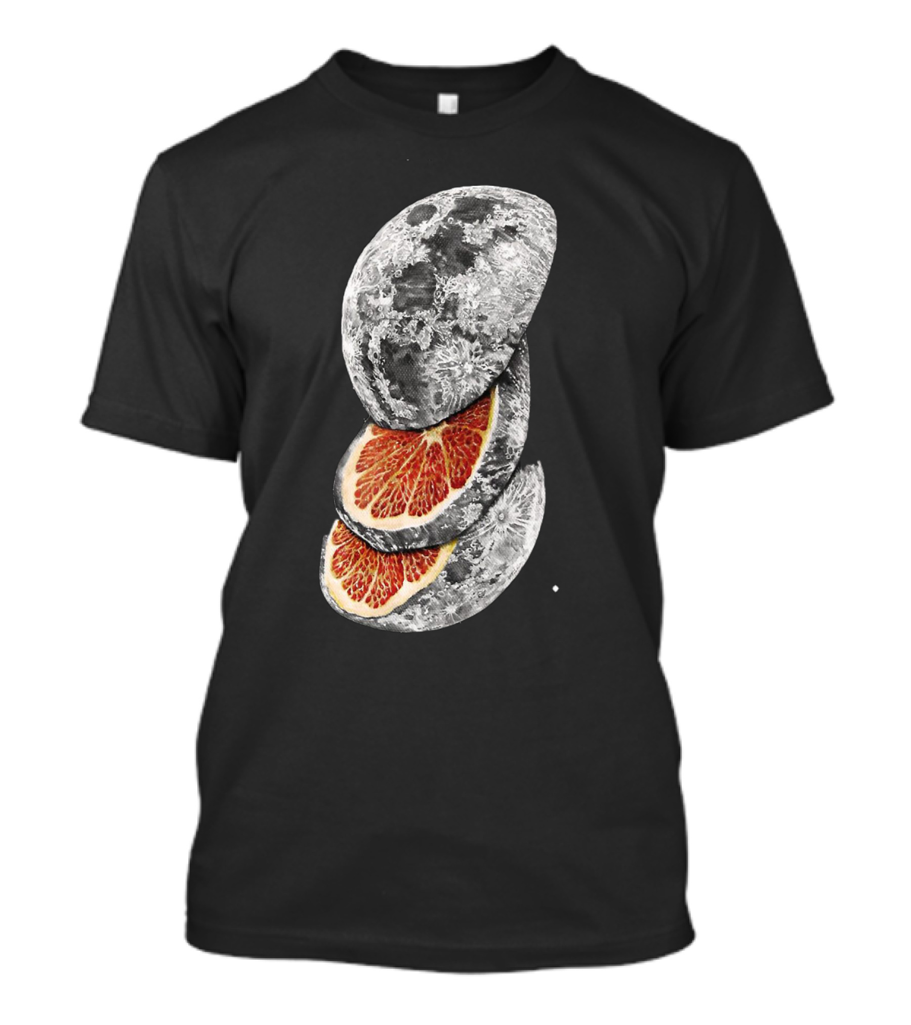 LEMON MOON Space Citrus Fusion With Blood Orange Layers T-Shirt