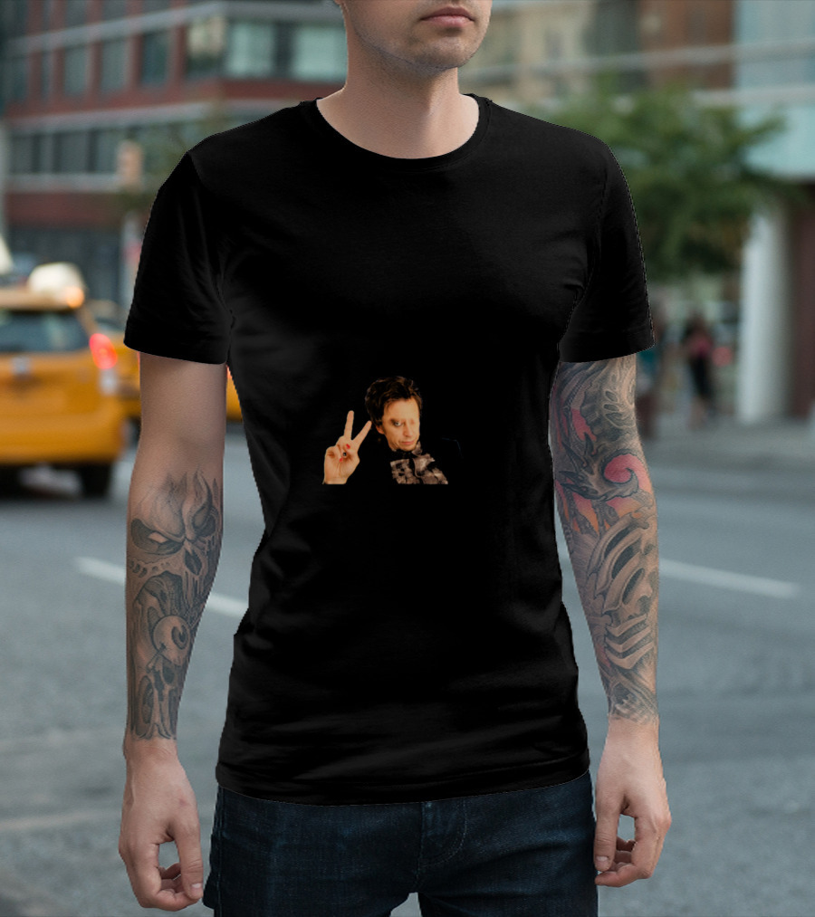Father Spliffmas Coming Through Peace Gesture Cool Attitude T-Shirt