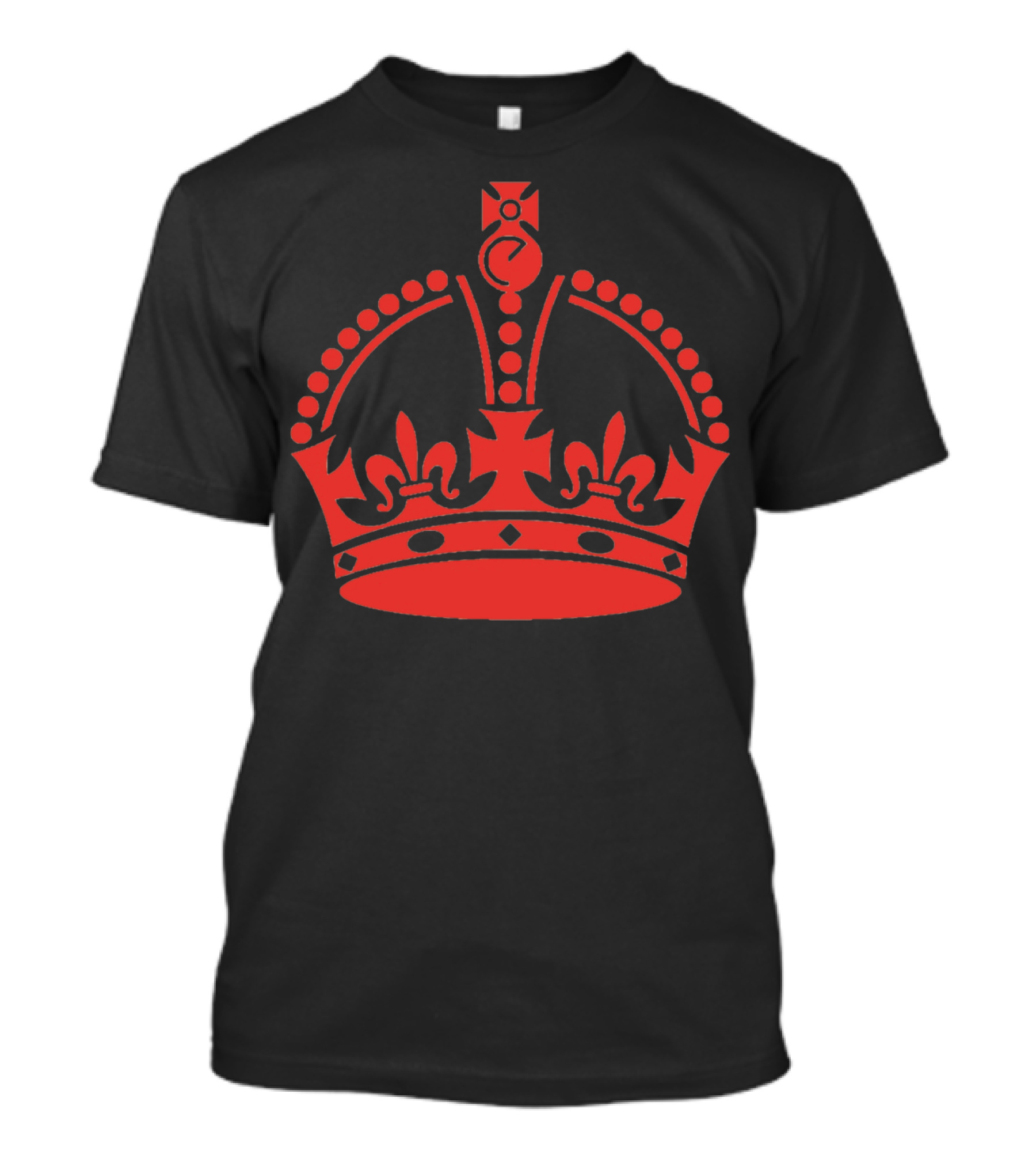 Red British Crown Icon With Fleur-de-Lis T-Shirt