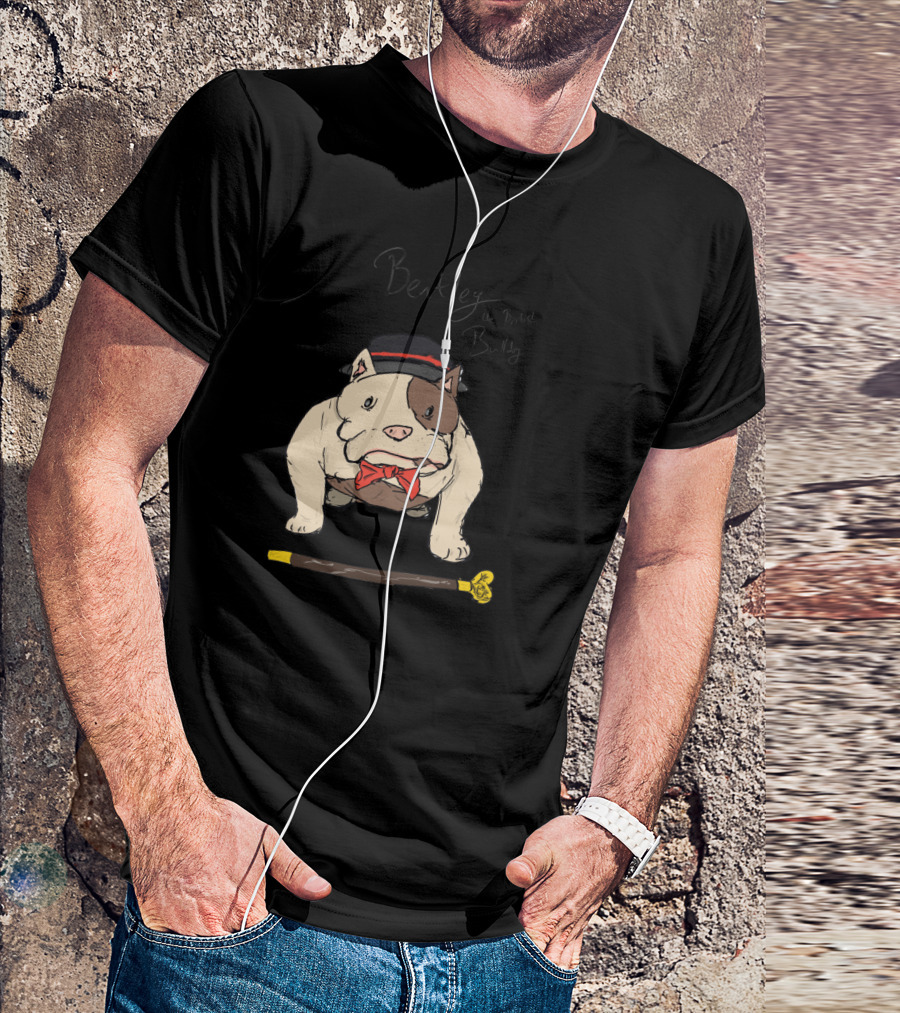 Bentley The British Bulldog With Top Hat And Bowtie T-Shirt