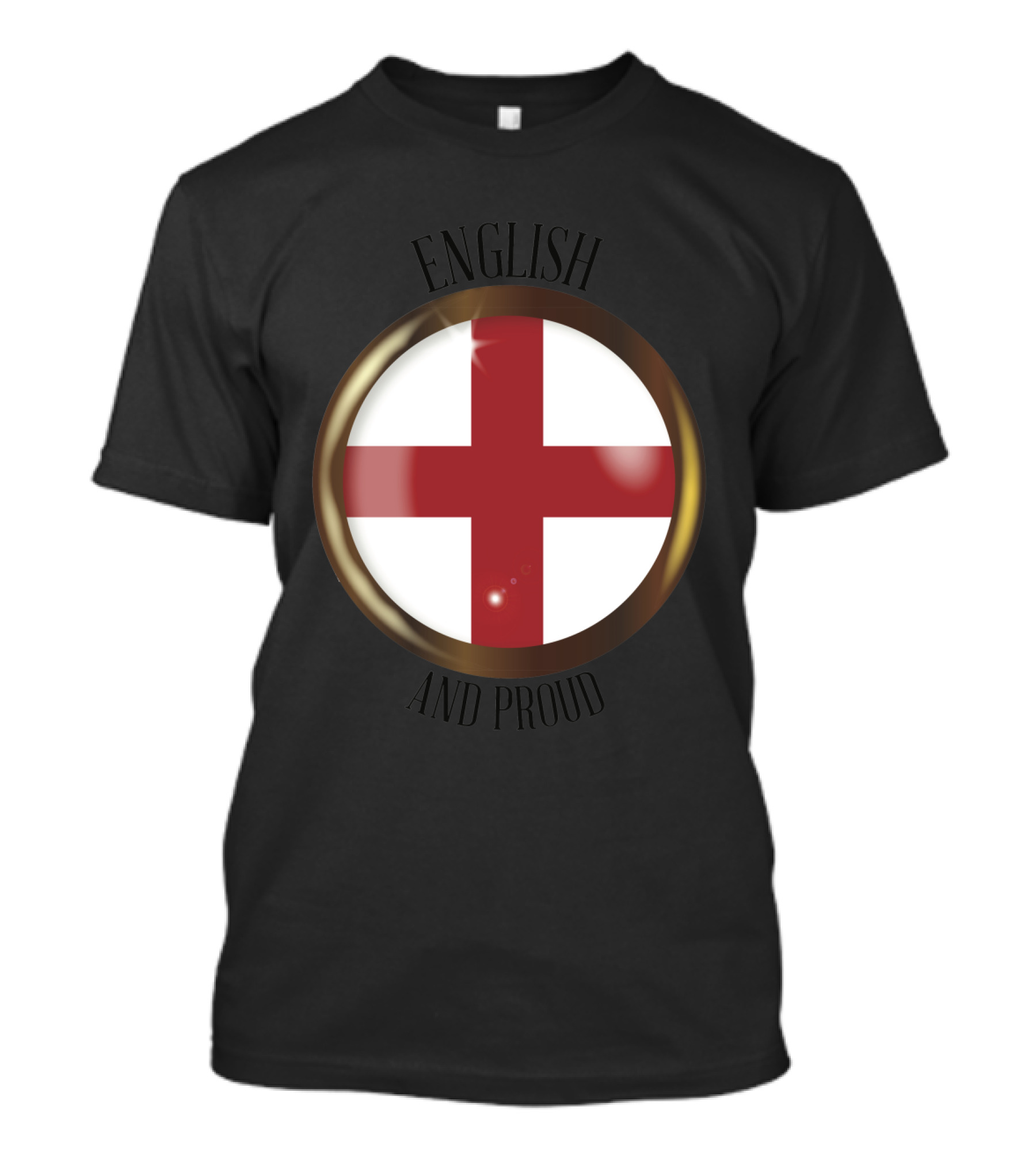 English Proud St George Cross Emblem T-Shirt