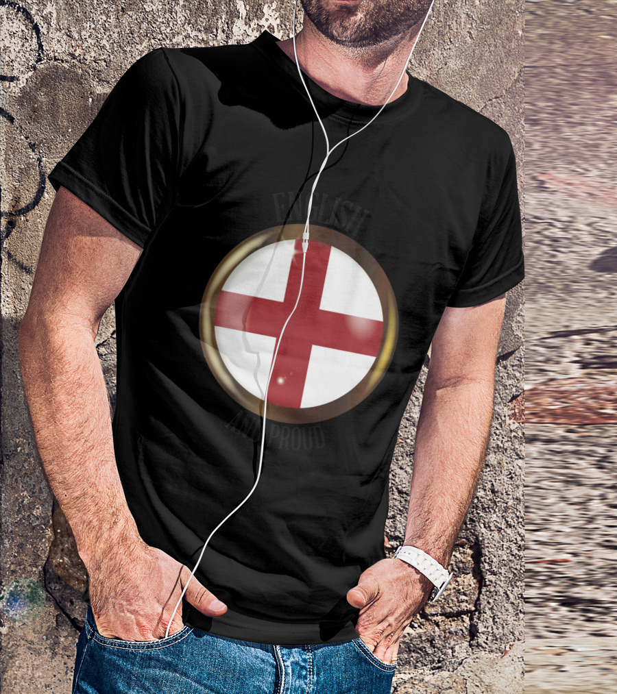 English Proud St George Cross Emblem T-Shirt