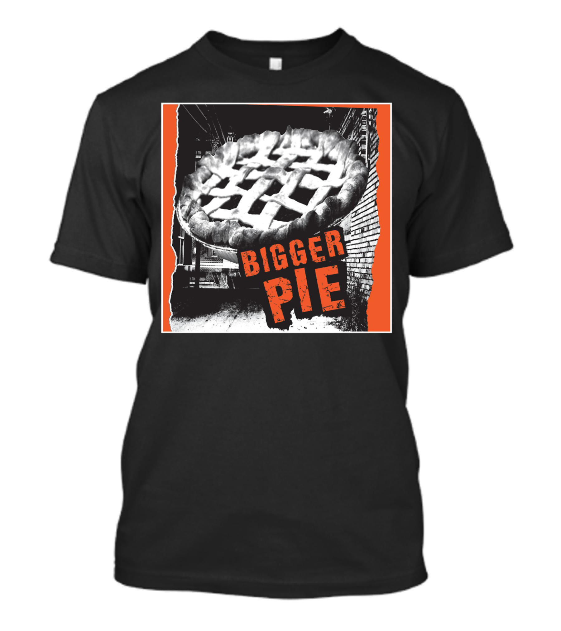 Bigger Pie Vintage Urban Pie Chart Collage T-Shirt