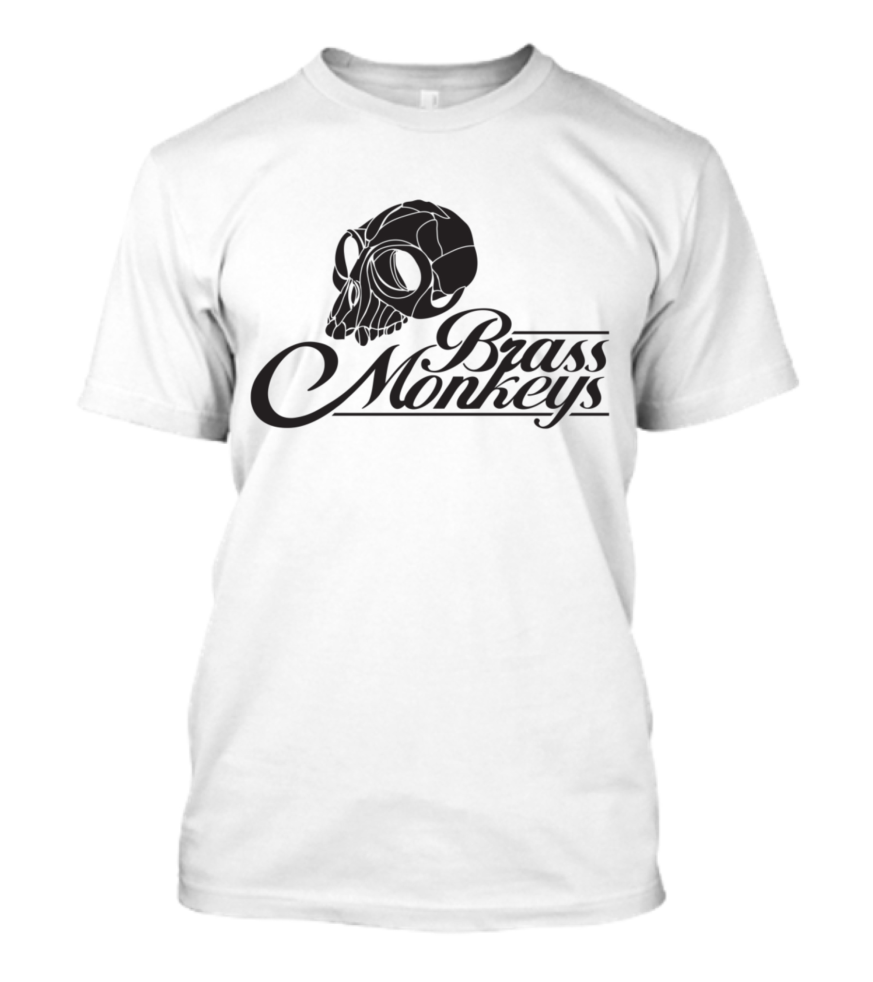 Brass Monkeys Skull OG Monochrome T-Shirt