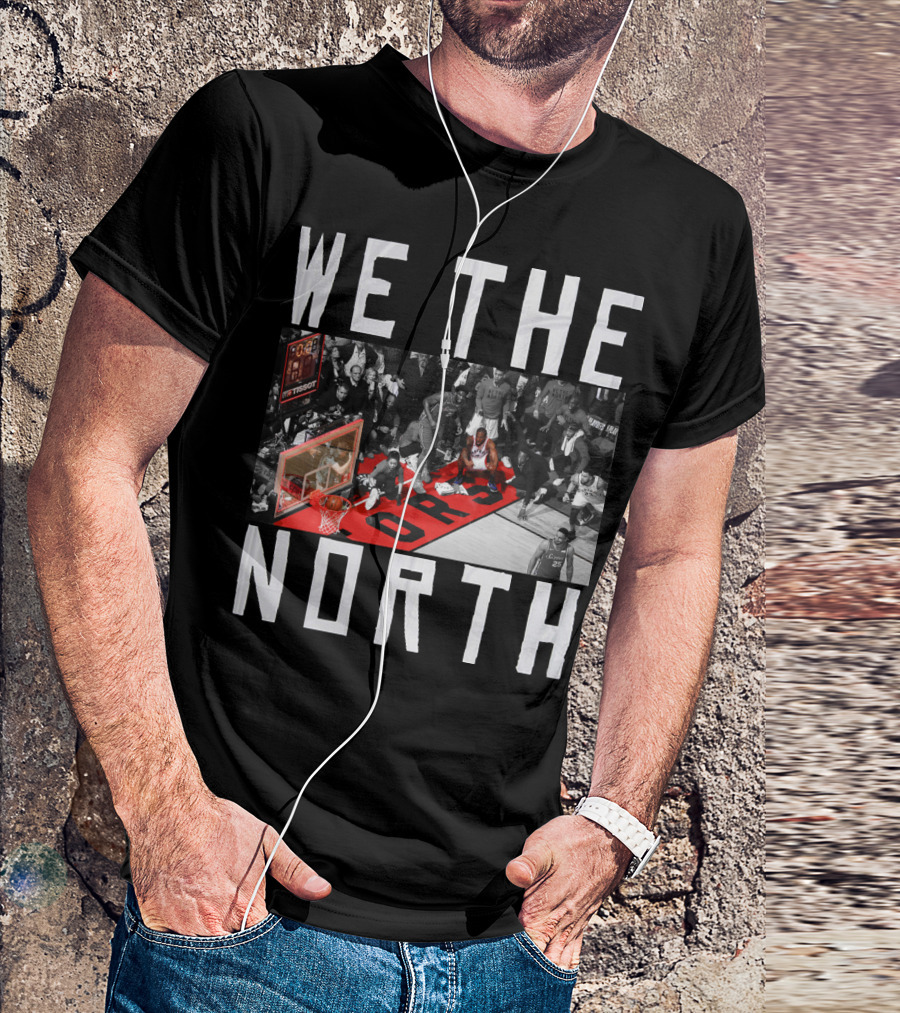 We The North Iconic Buzzer Beater Moment Raptors Basketball T-Shirt
