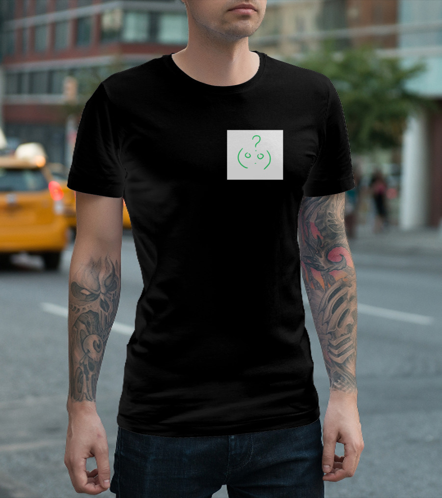 How Do I Communicate With Animals Question Mark Abstract Face T-Shirt