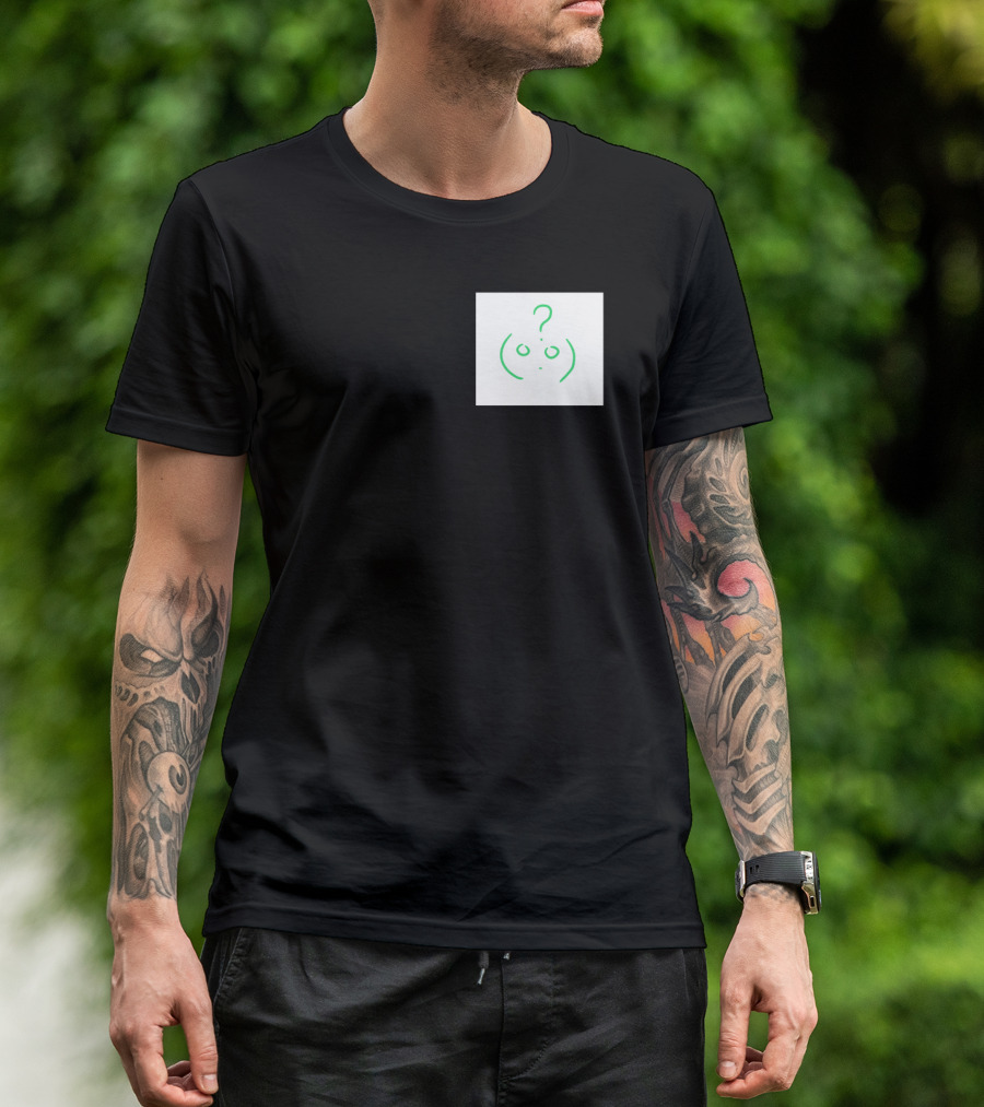 How Do I Communicate With Animals Question Mark Abstract Face T-Shirt