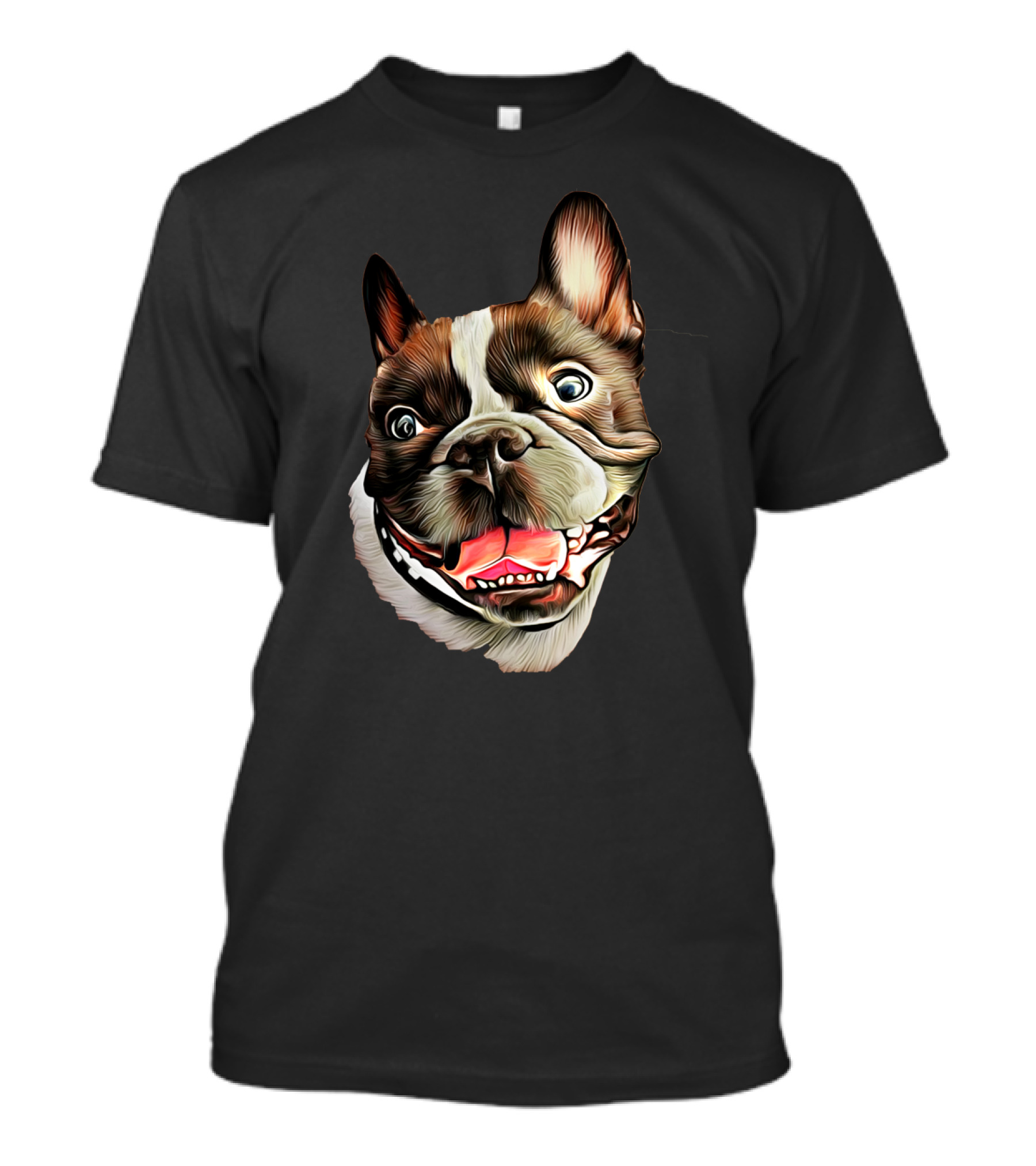 Senyuman My Dog French Bulldog T-Shirt