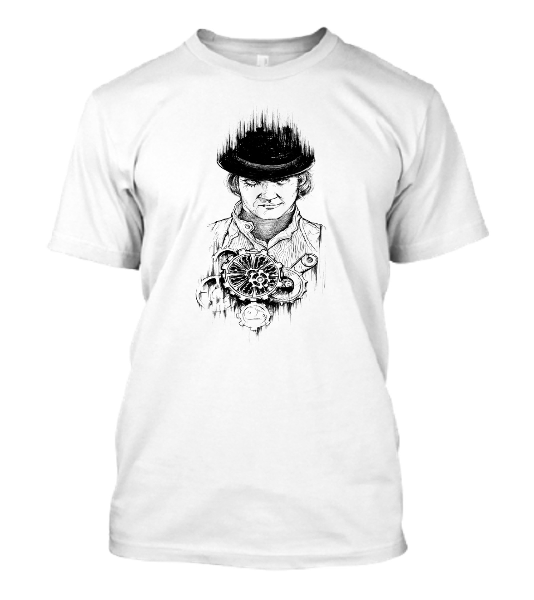 Clockwork Alex Black Hat Grunge Gear T-Shirt