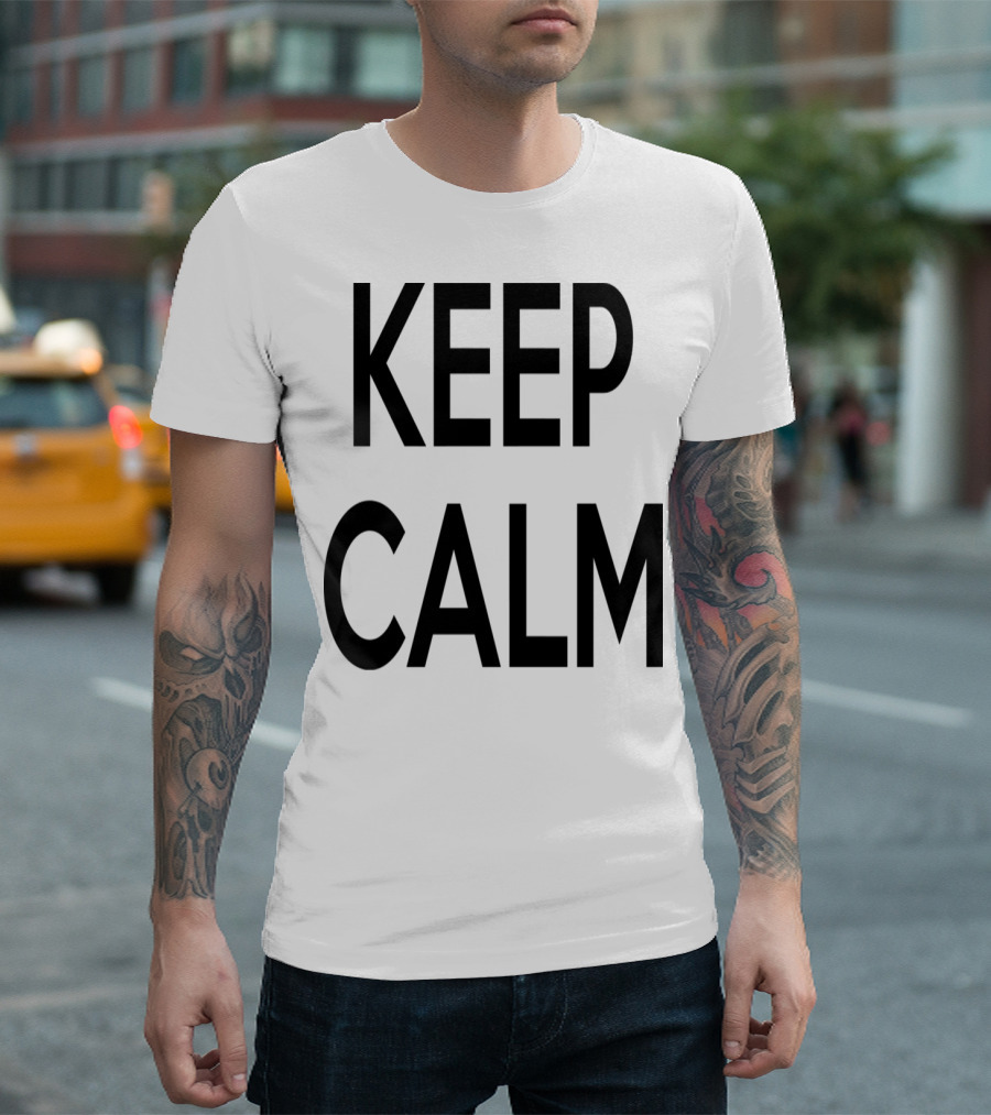 Keep Calm Minimalist T-Shirt