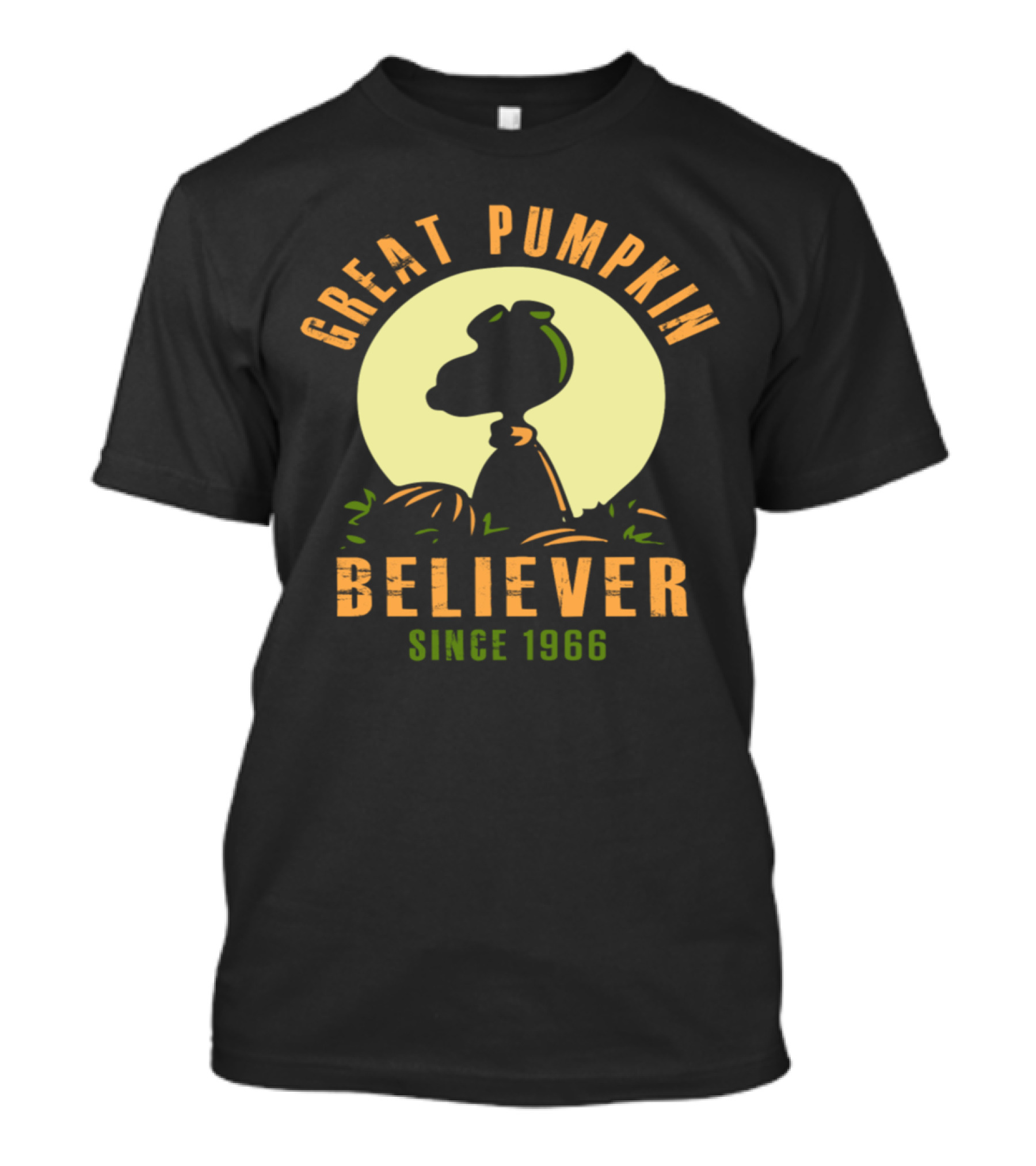 Great Pumpkin Believer Snoopy Silhouette Since 1966 T-Shirt