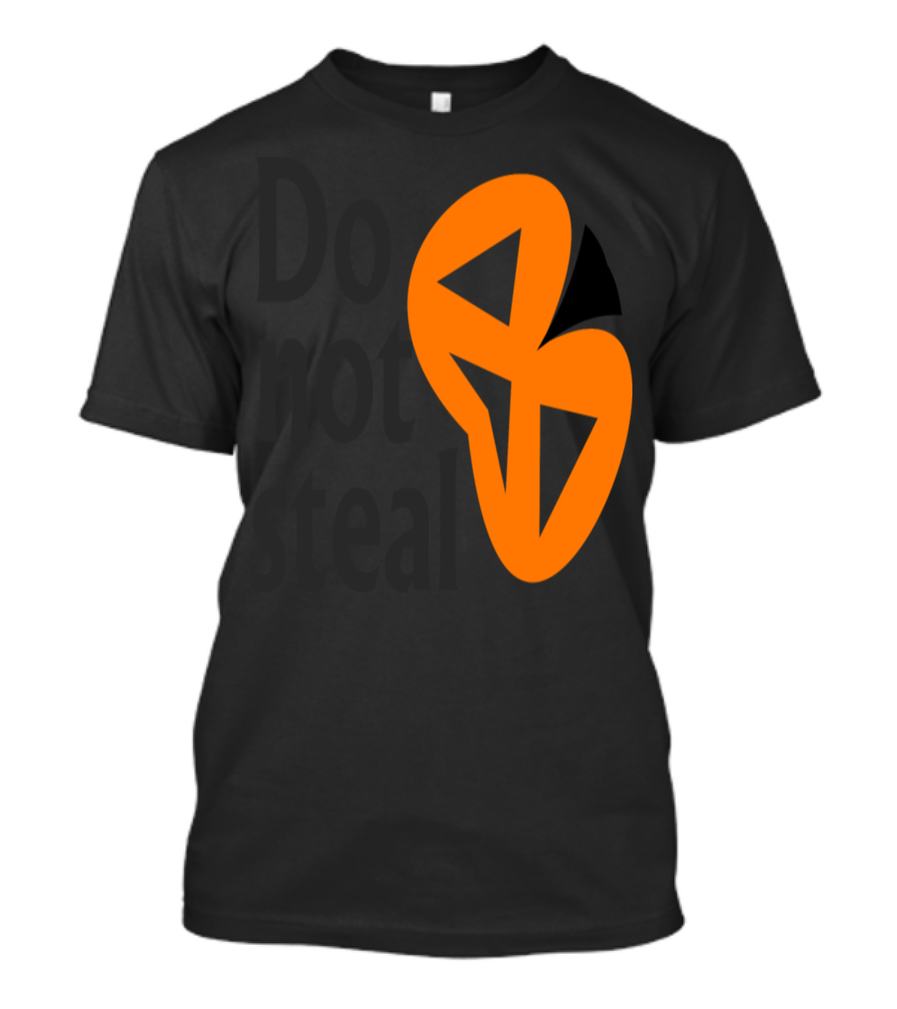 Do Not Steal Pumpkin Face With Abstract Jack-o'-Lantern T-Shirt