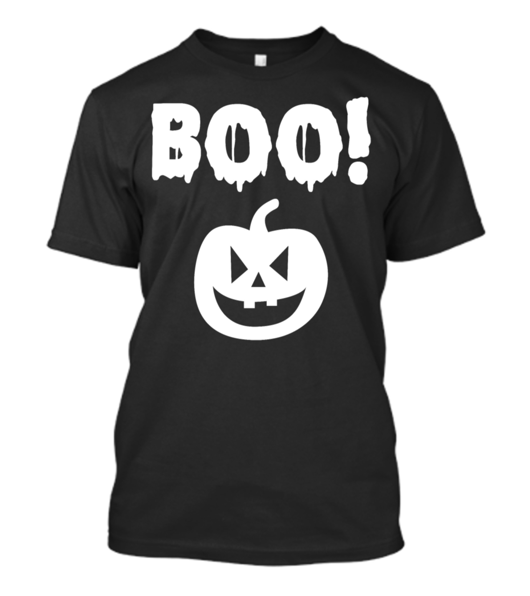Boo Pumpkin Jack-O'-Lantern Halloween T-Shirt