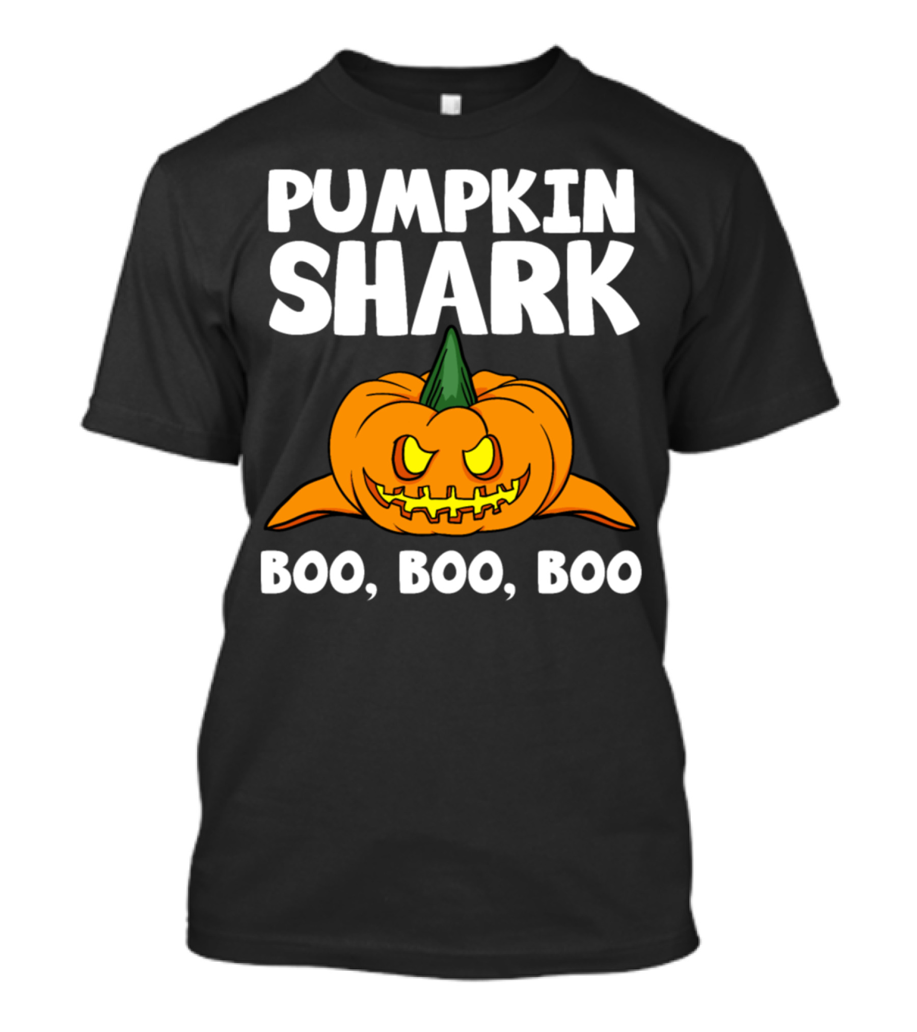 Pumpkin Shark Boo Boo Boo Halloween Present T-Shirt