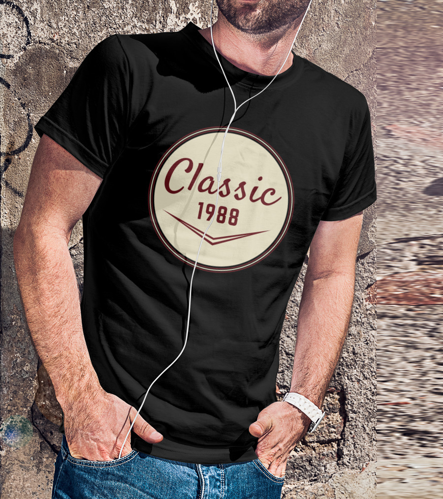 Classic 1988 Vintage Birthday Present 30th T-Shirt