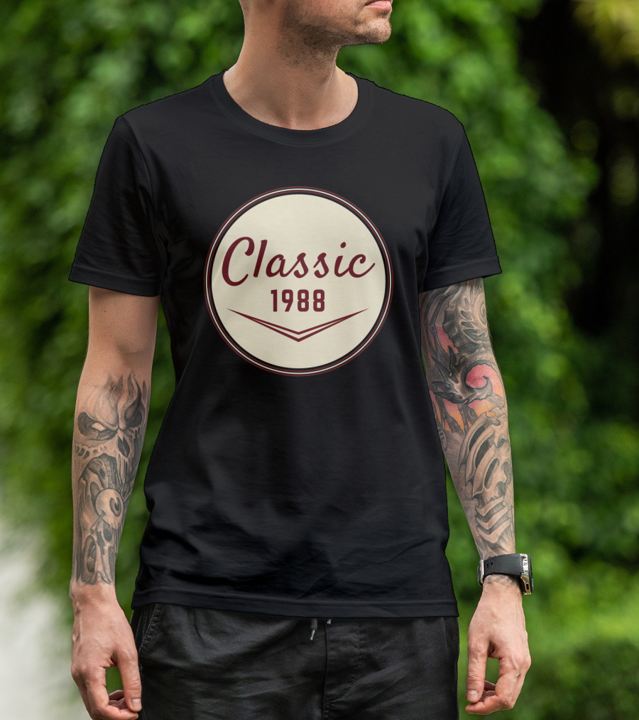 Classic 1988 Vintage Birthday Present 30th T-Shirt