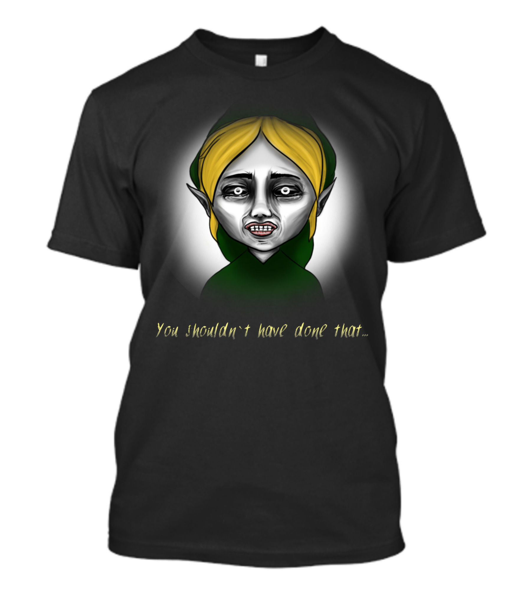 You Shouldn't Have Done That Terrible Fate Creepy Link Majora's Mask Reference T-Shirt