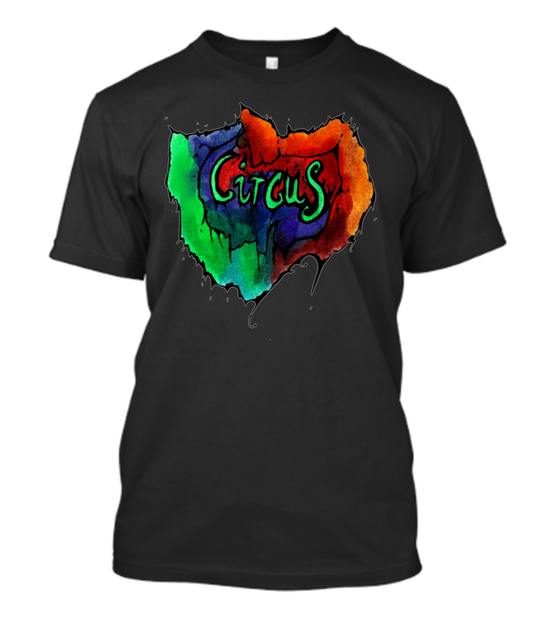 Circusy Colorful Dripping Paint T-Shirt
