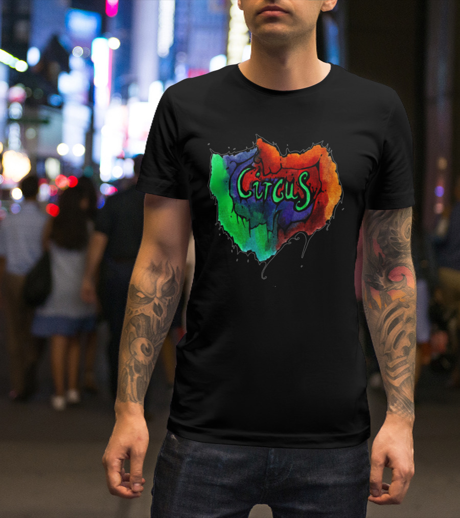 Circusy Colorful Dripping Paint T-Shirt