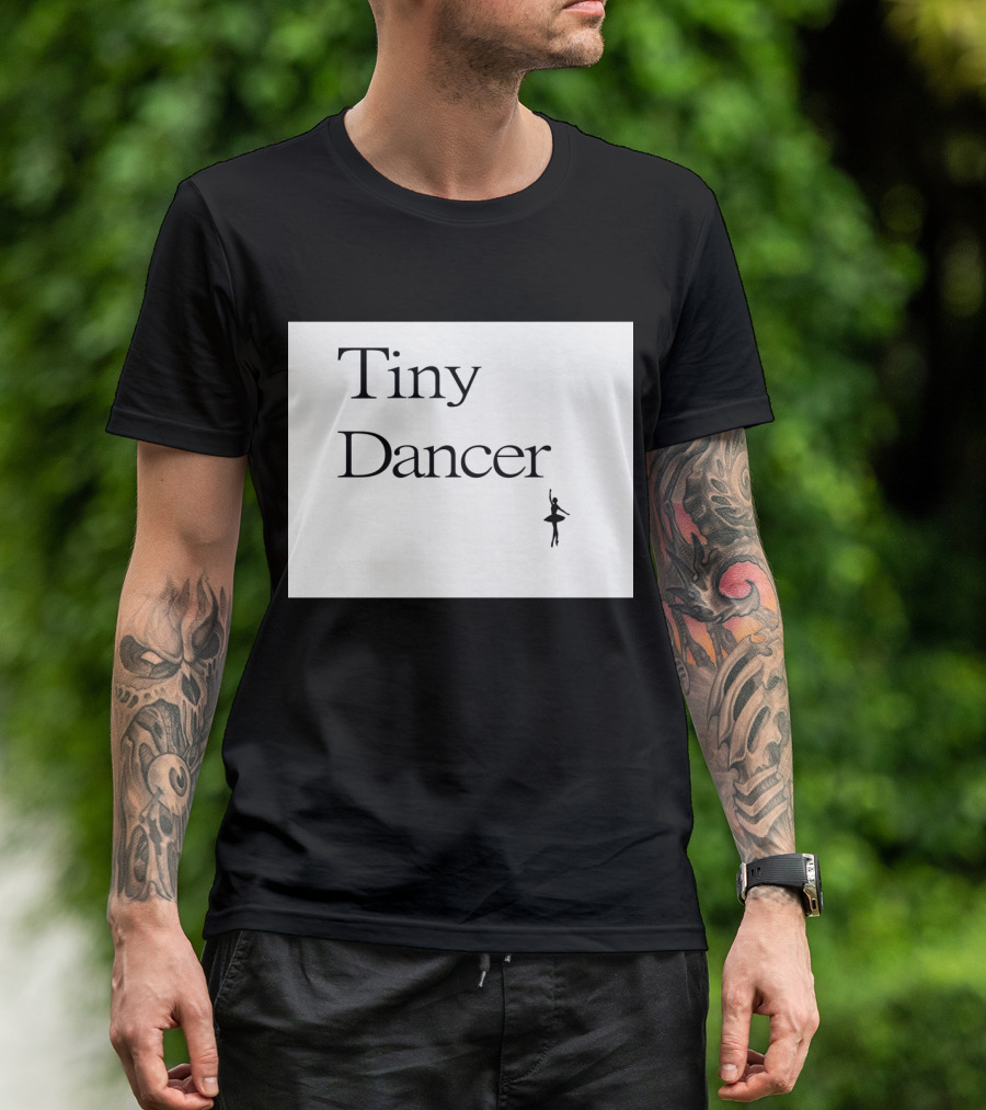Tiny Dancer Elegant Ballerina T-Shirt