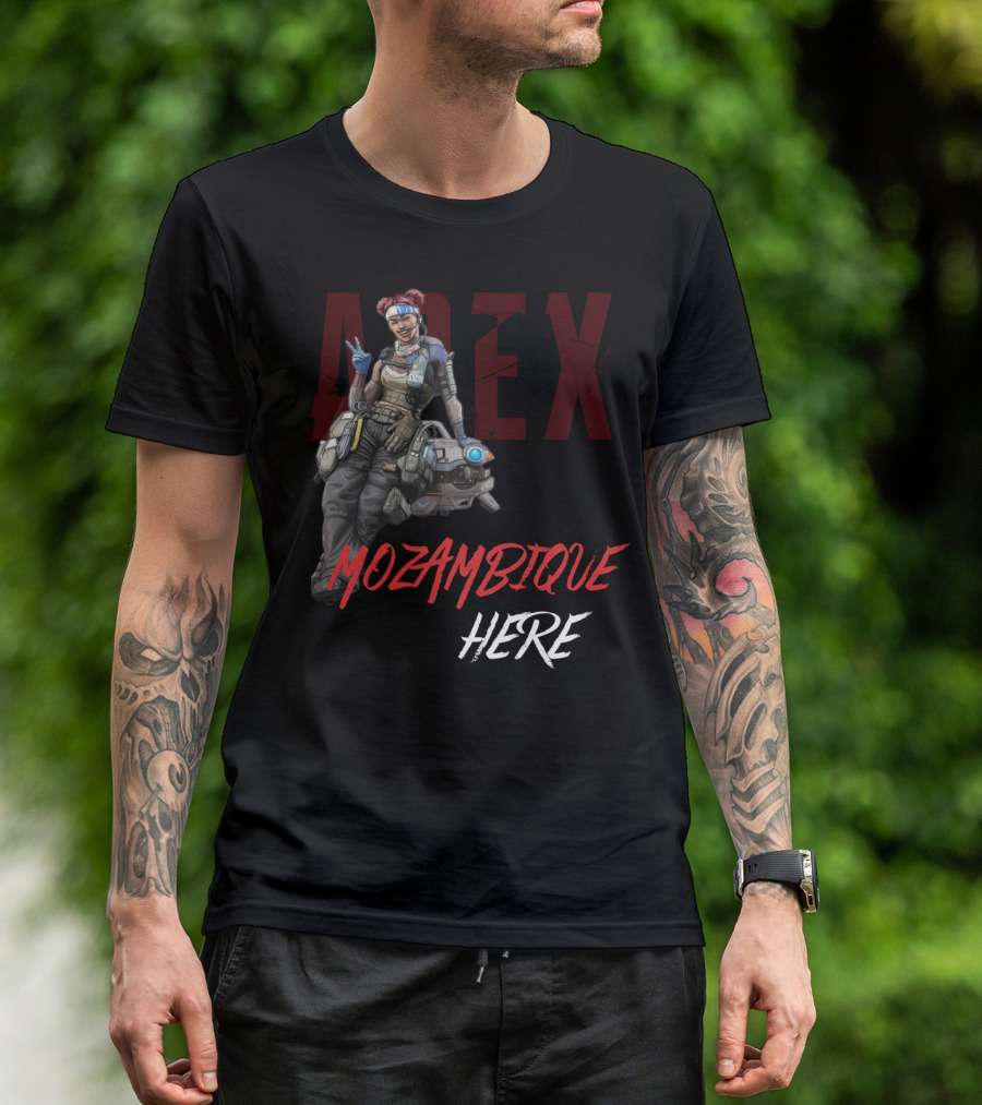 Apex Legends Lifeline Mozambique Here Joke Game T-Shirt