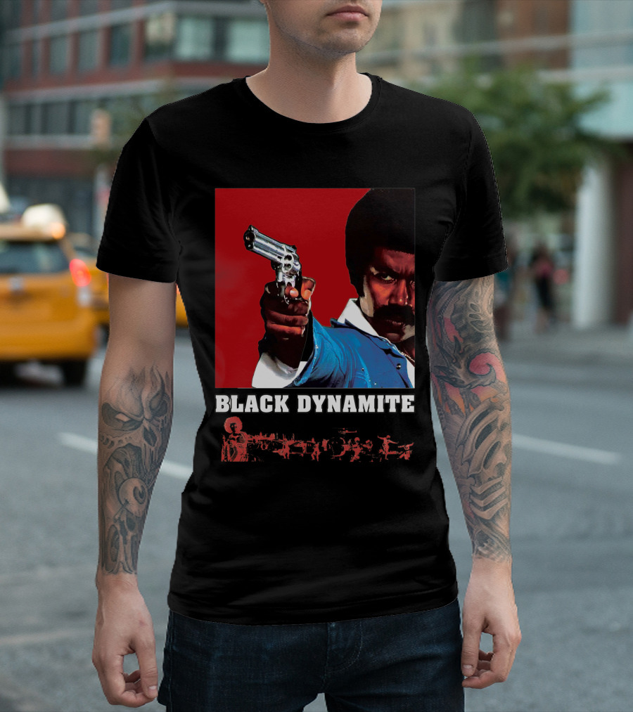 Black Dynamite Afroman Pride Retro Action Hero T-Shirt