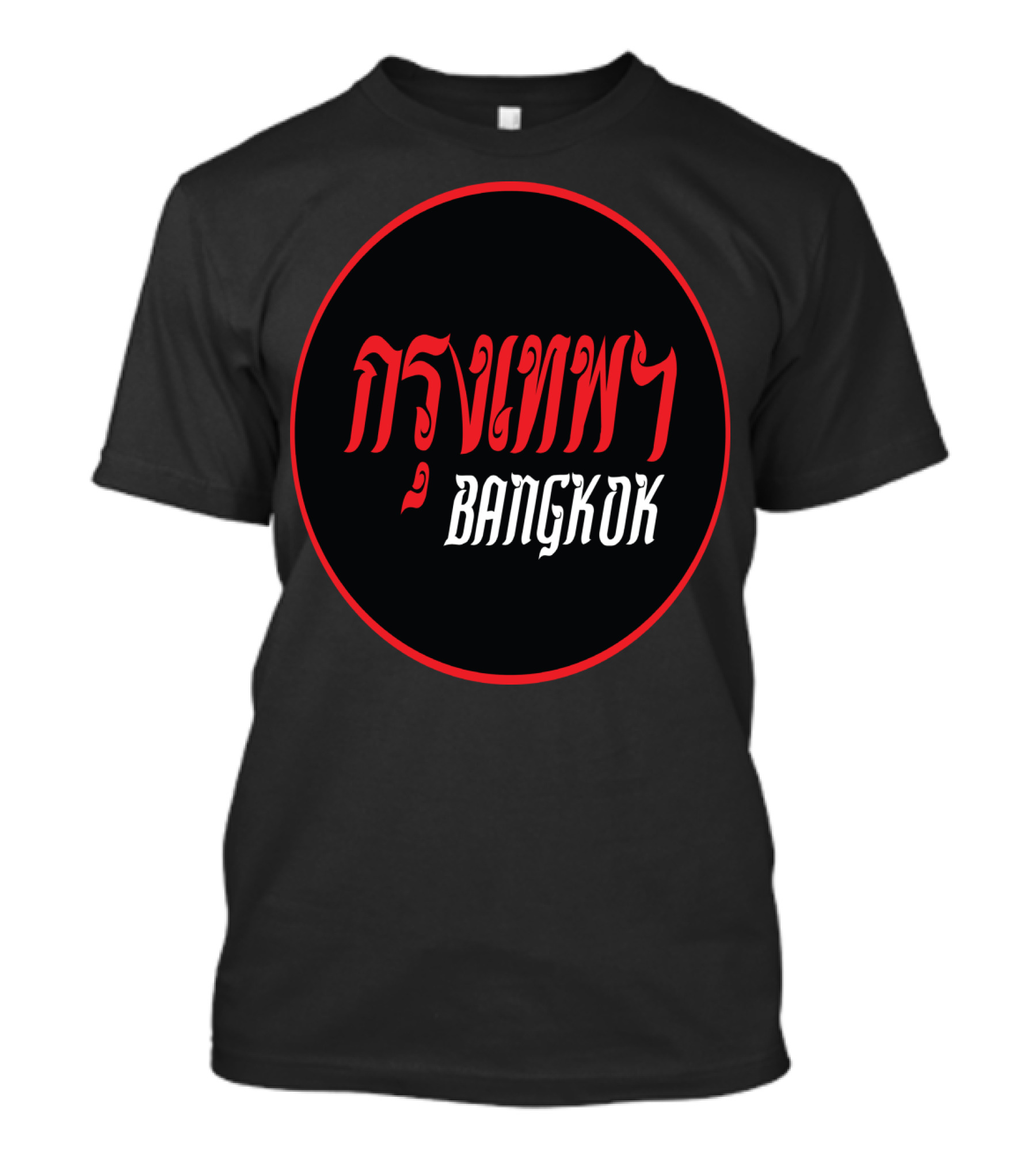 Bangkok Street Iconic Thai Script Circle T-Shirt