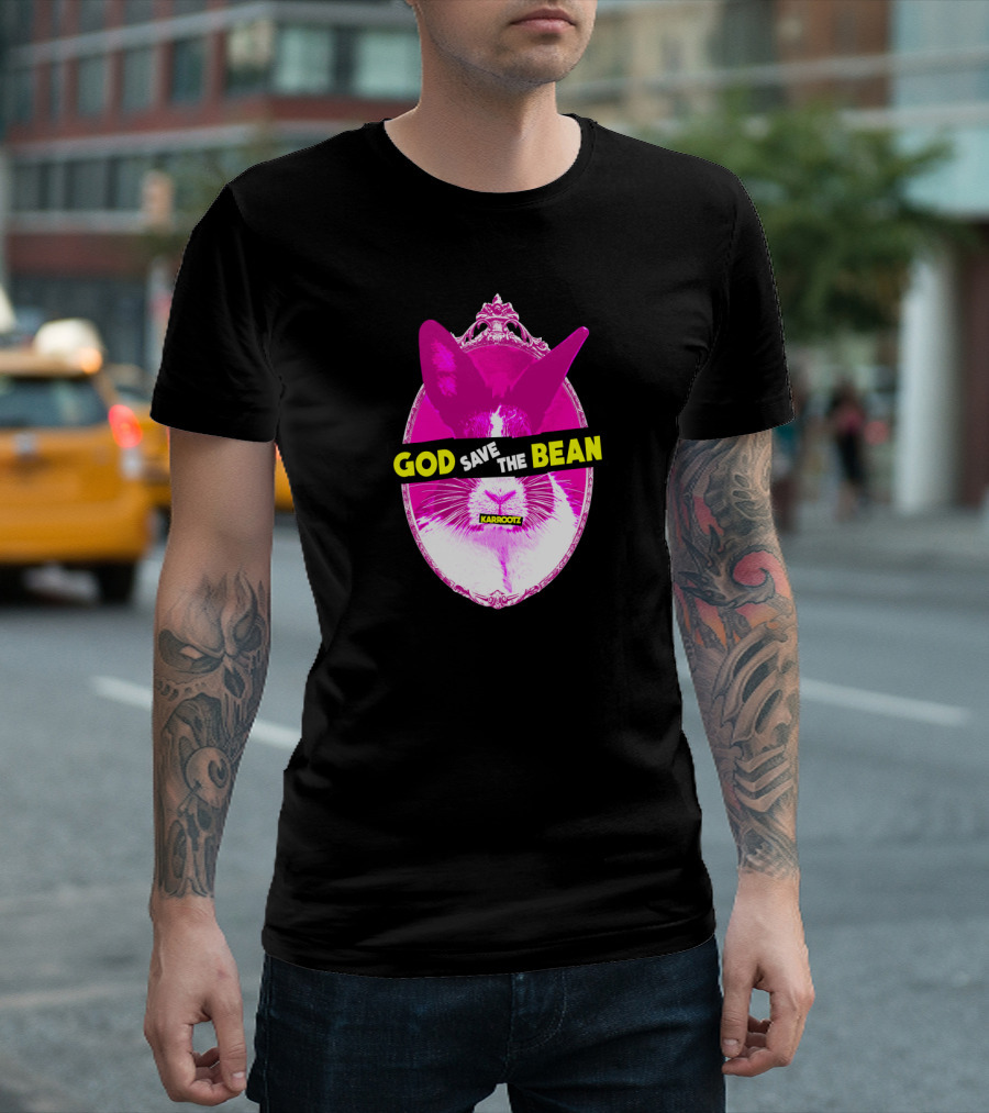 God Save the Bean KARROOTZ Pink Rabbit T-Shirt