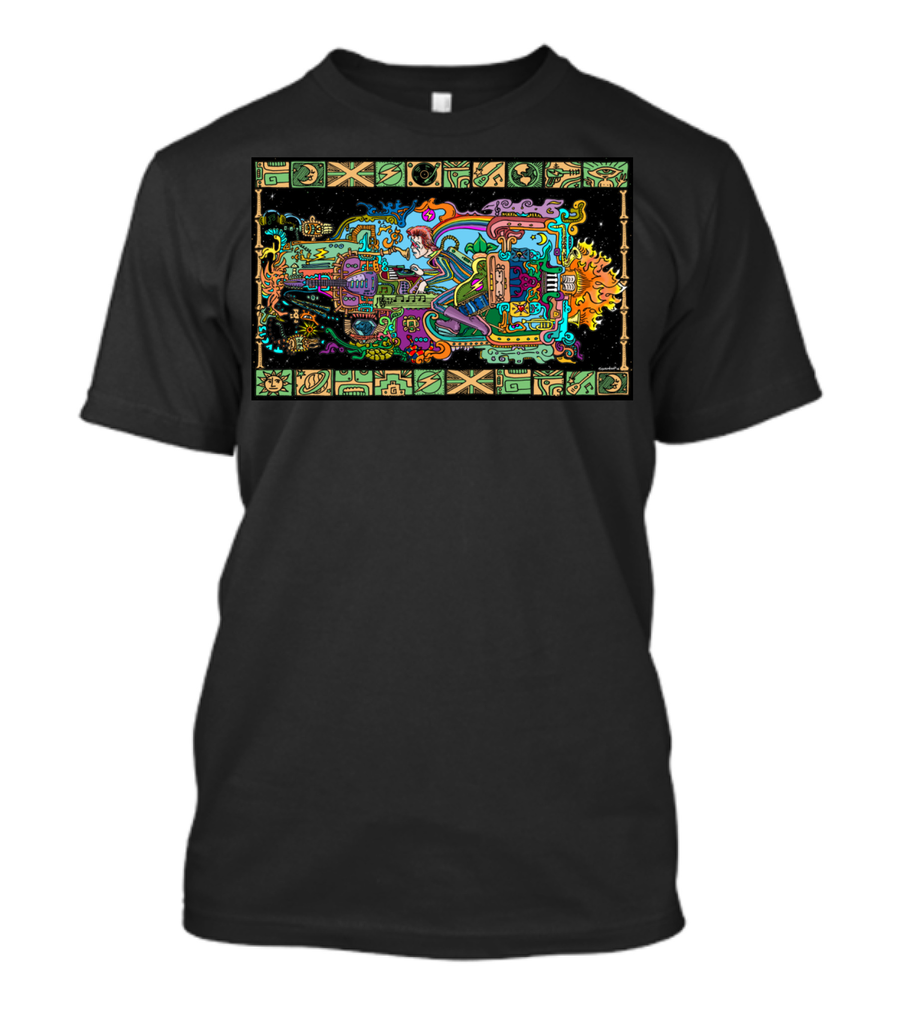 Major Ziggy Psychedelic Cosmic Adventure T-Shirt