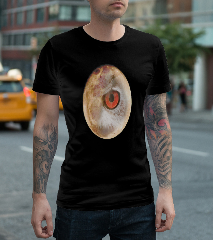 Eye The Moon Red-Eyed Owl Lunar Fusion T-Shirt