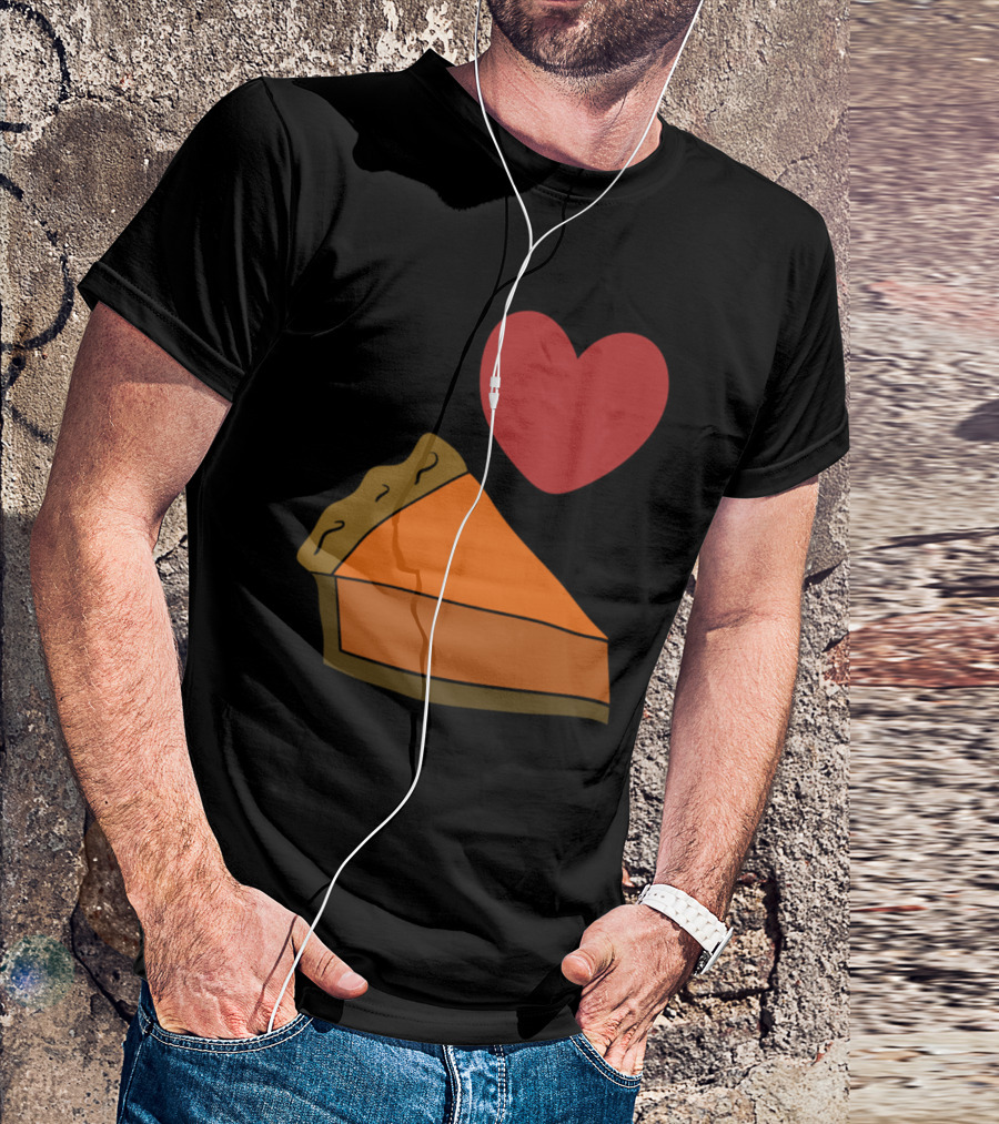 I Heart Pumpkin Pie Slice T-Shirt